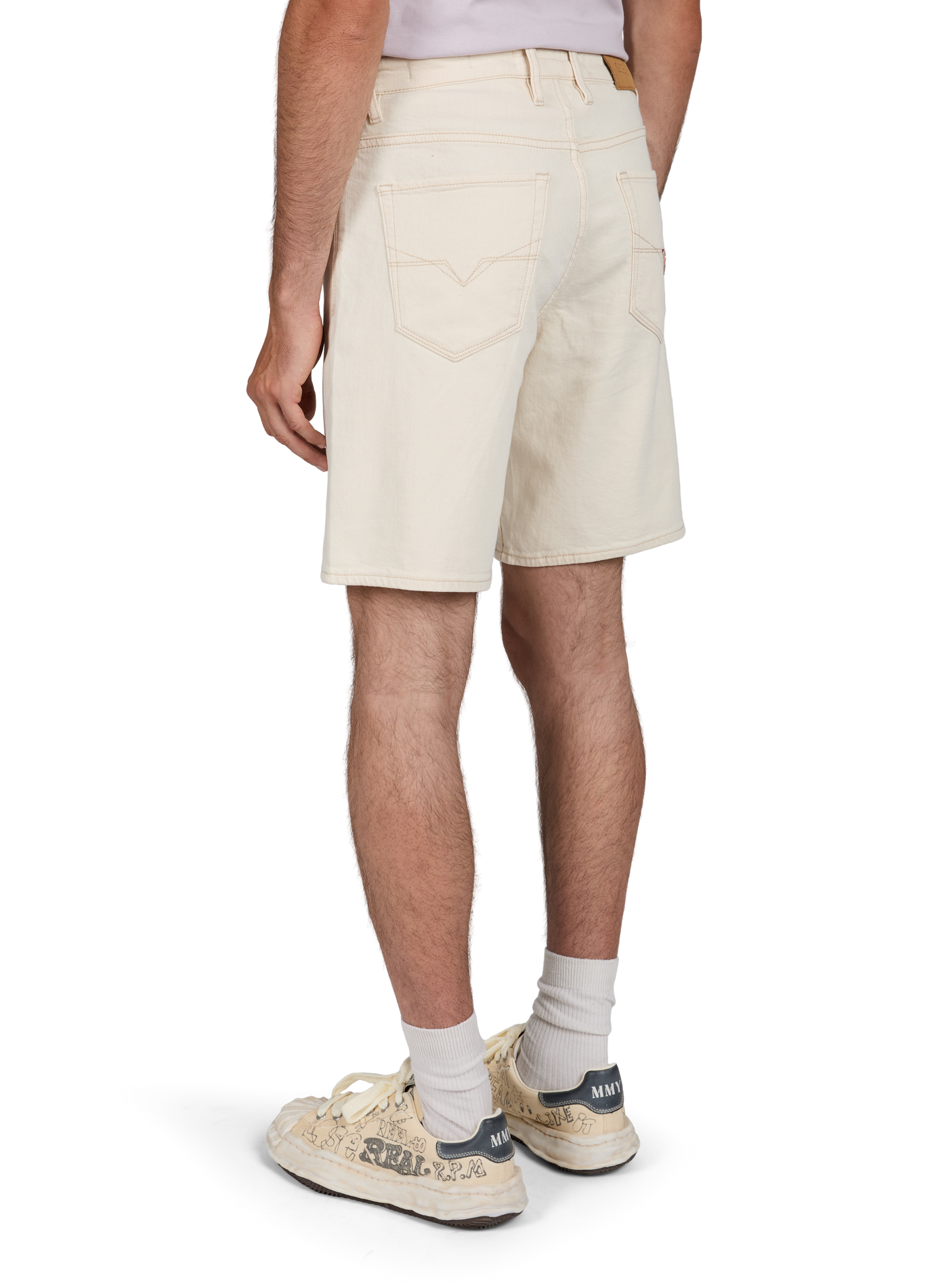 Short straight cut in cotton GUESS Beige