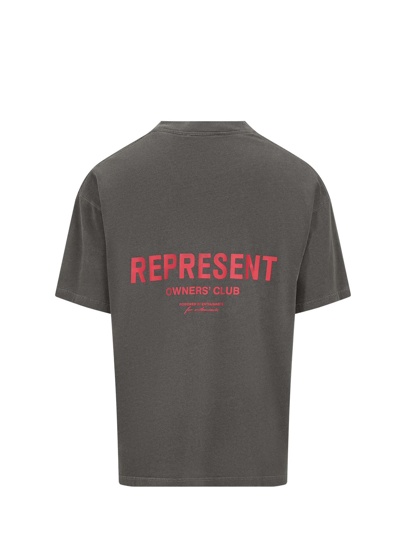 T-shirt droit en coton REPRESENT Noir