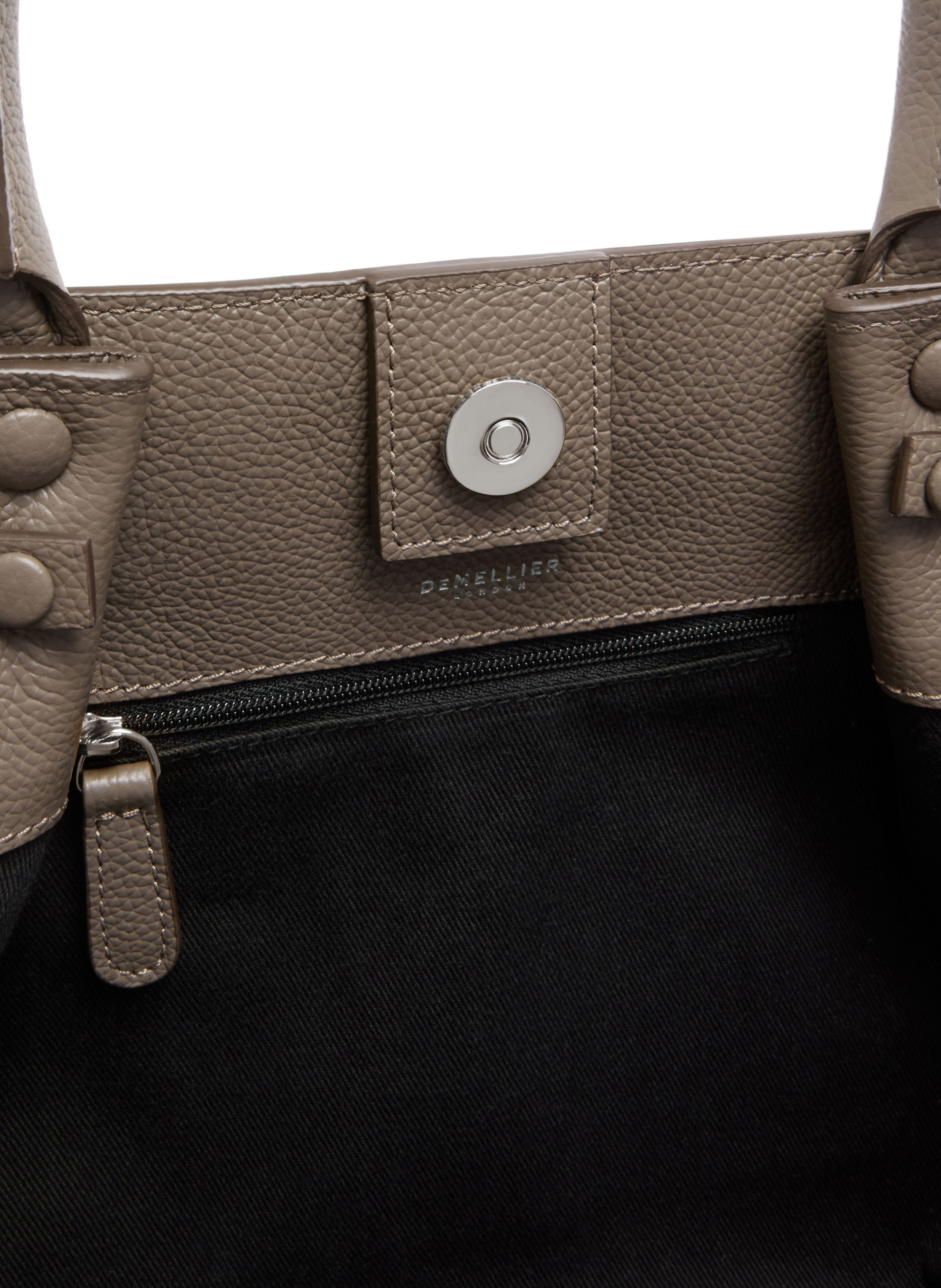 Sac à main Midi New York en cuir DEMELLIER LONDON Marron