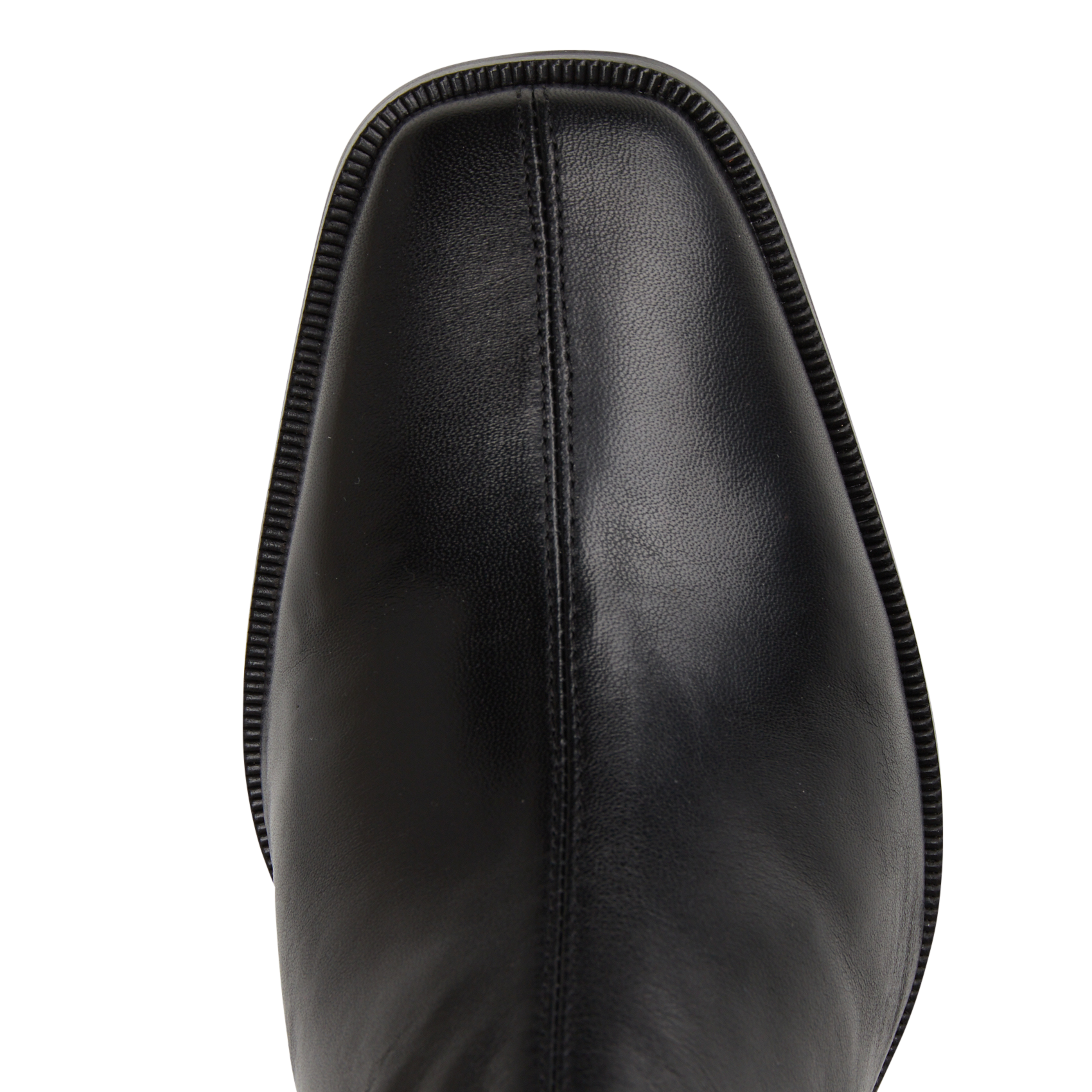 Bottines bout carré en cuir marlie | Noir BOBBIES Femme