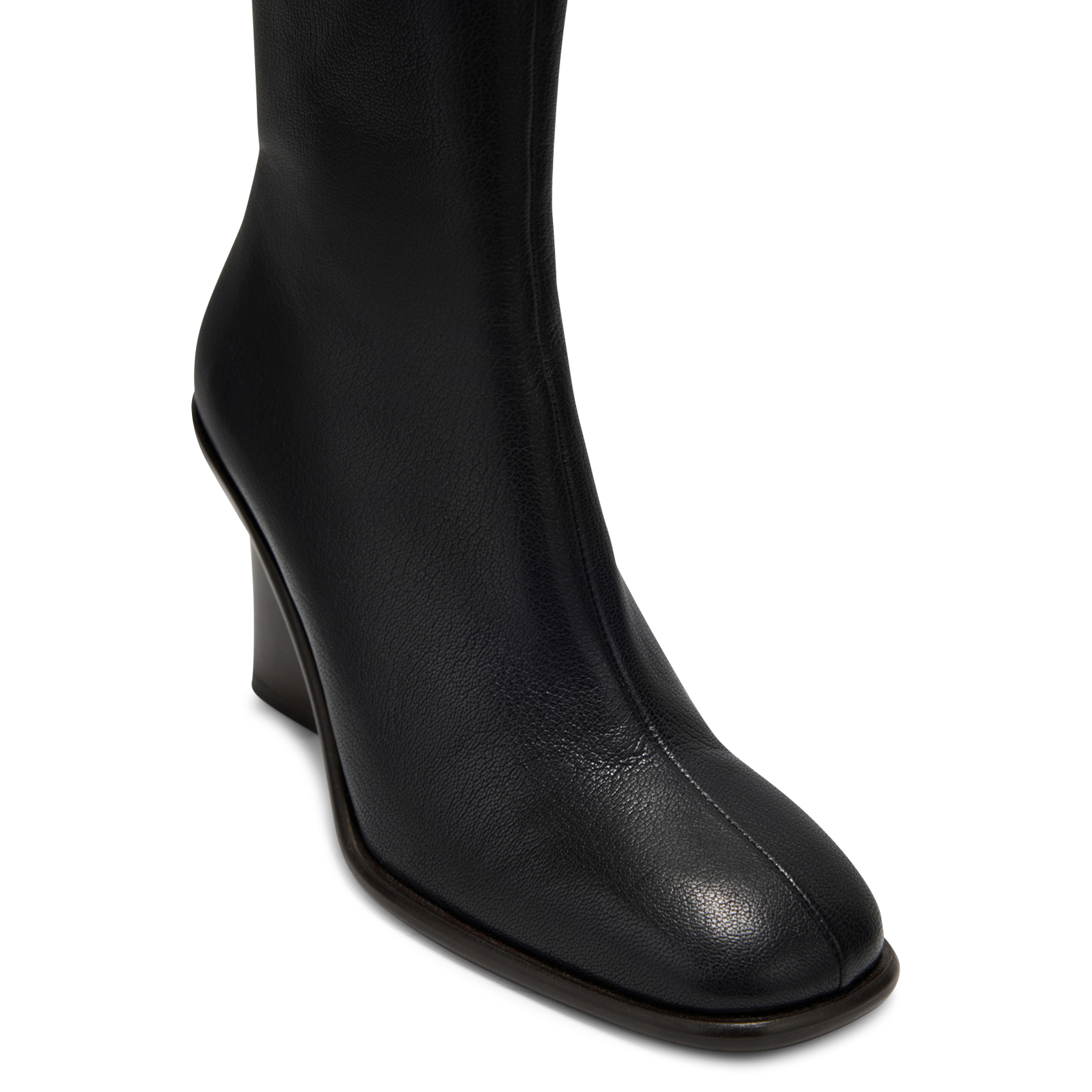 Bottines en cuir lollie SOEUR Noir