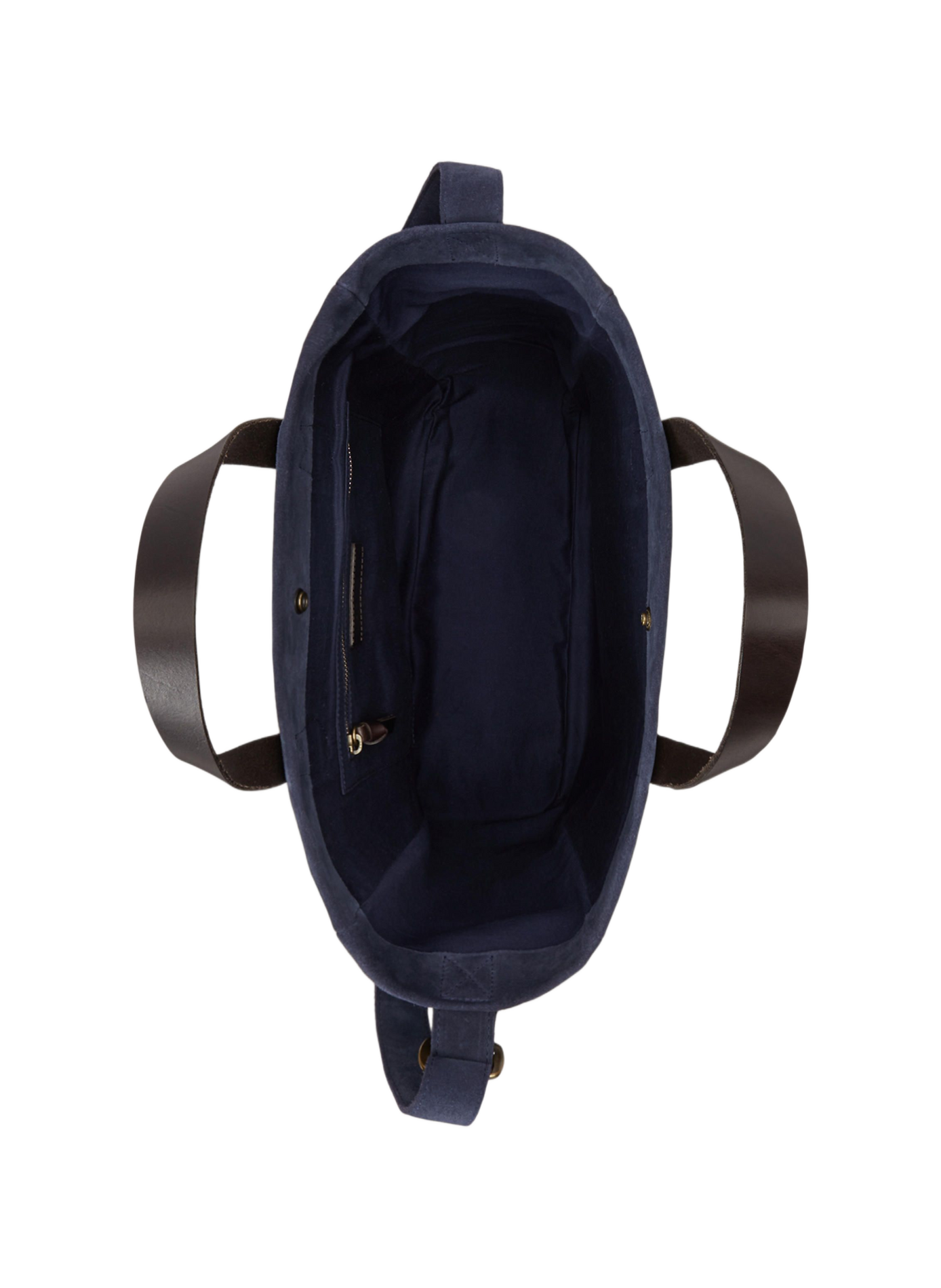 Polo Bär Shopper aus strukturiertem Wildleder POLO RALPH LAUREN Blau