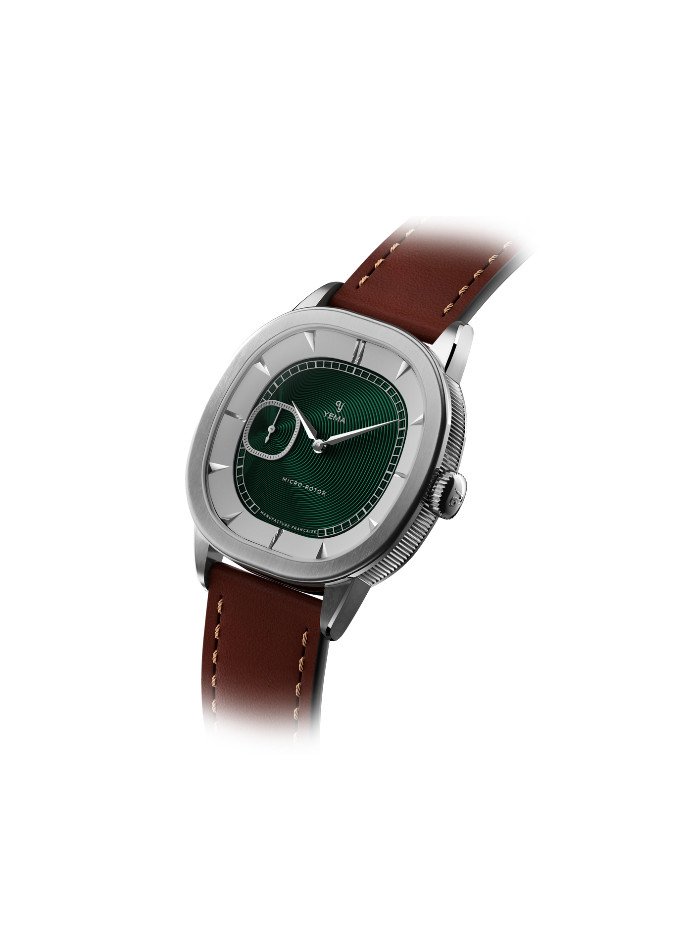 Montre automatique Granvelle CMM.29 en cuir YEMA Vert