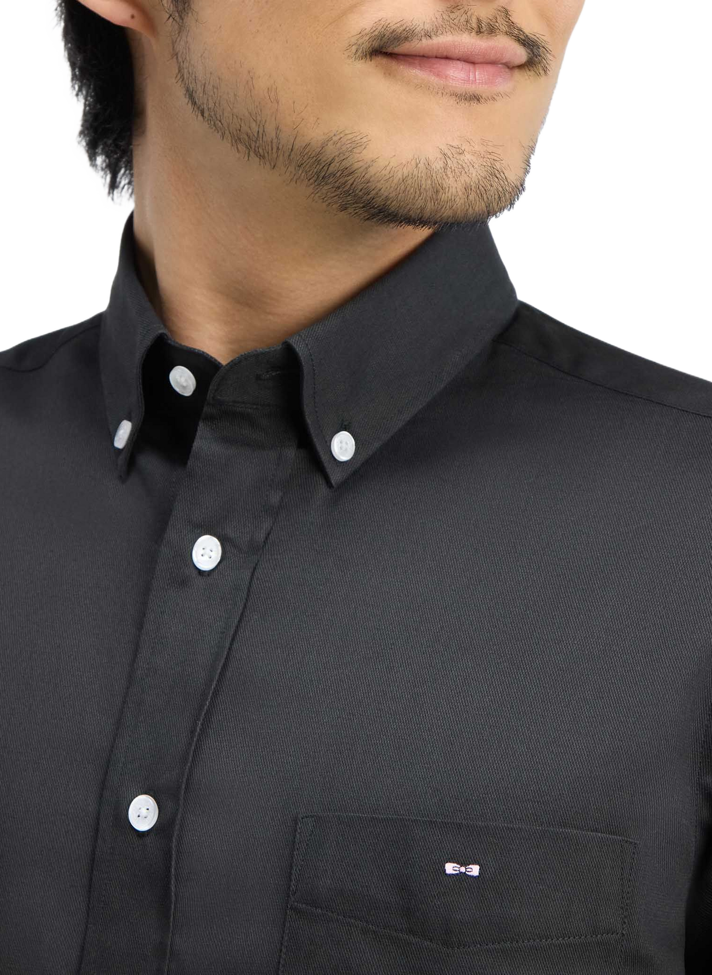 Chemise droite en coton EDEN PARK Khaki