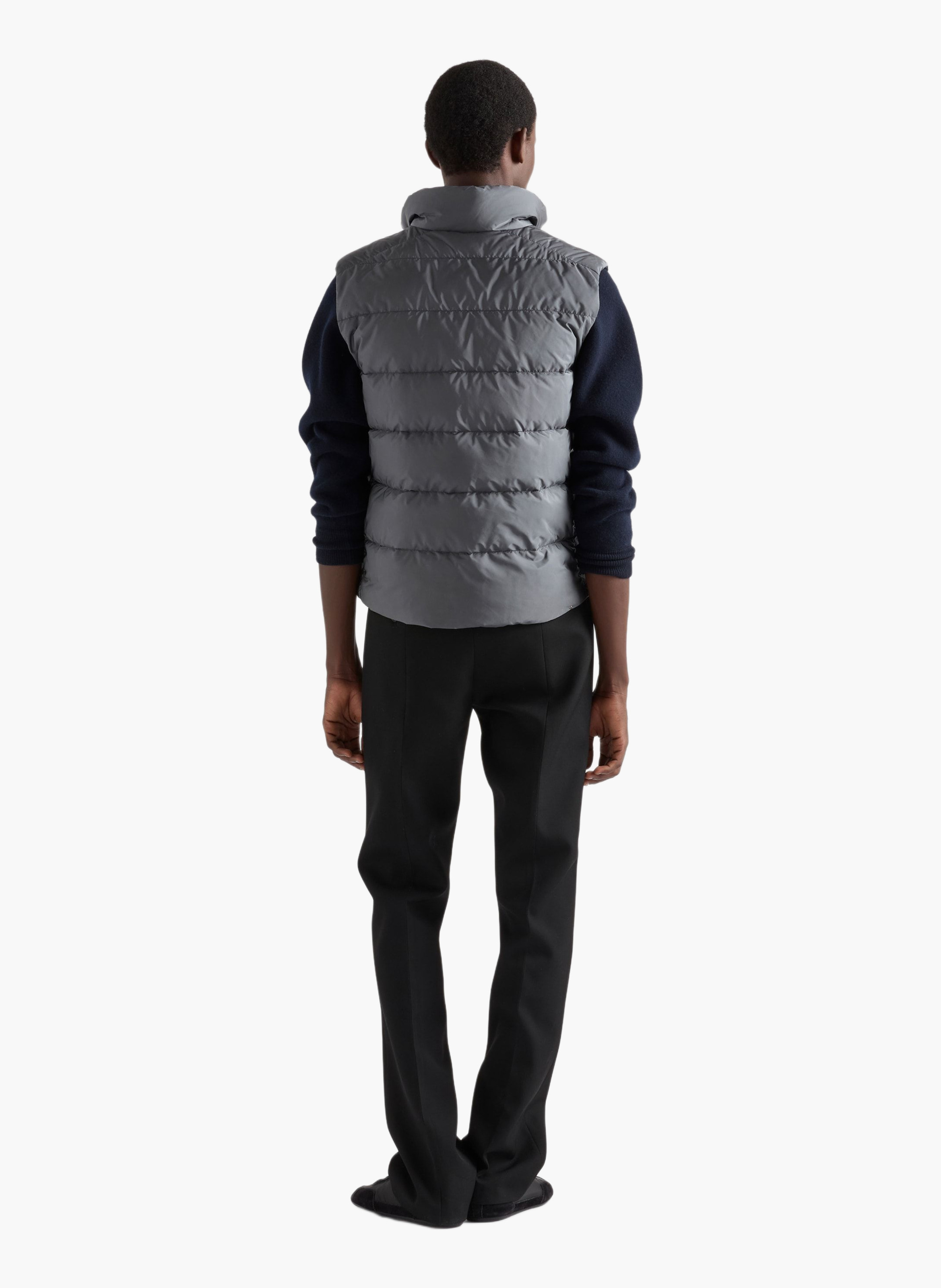 Veste en re-nylon PRADA Gris
