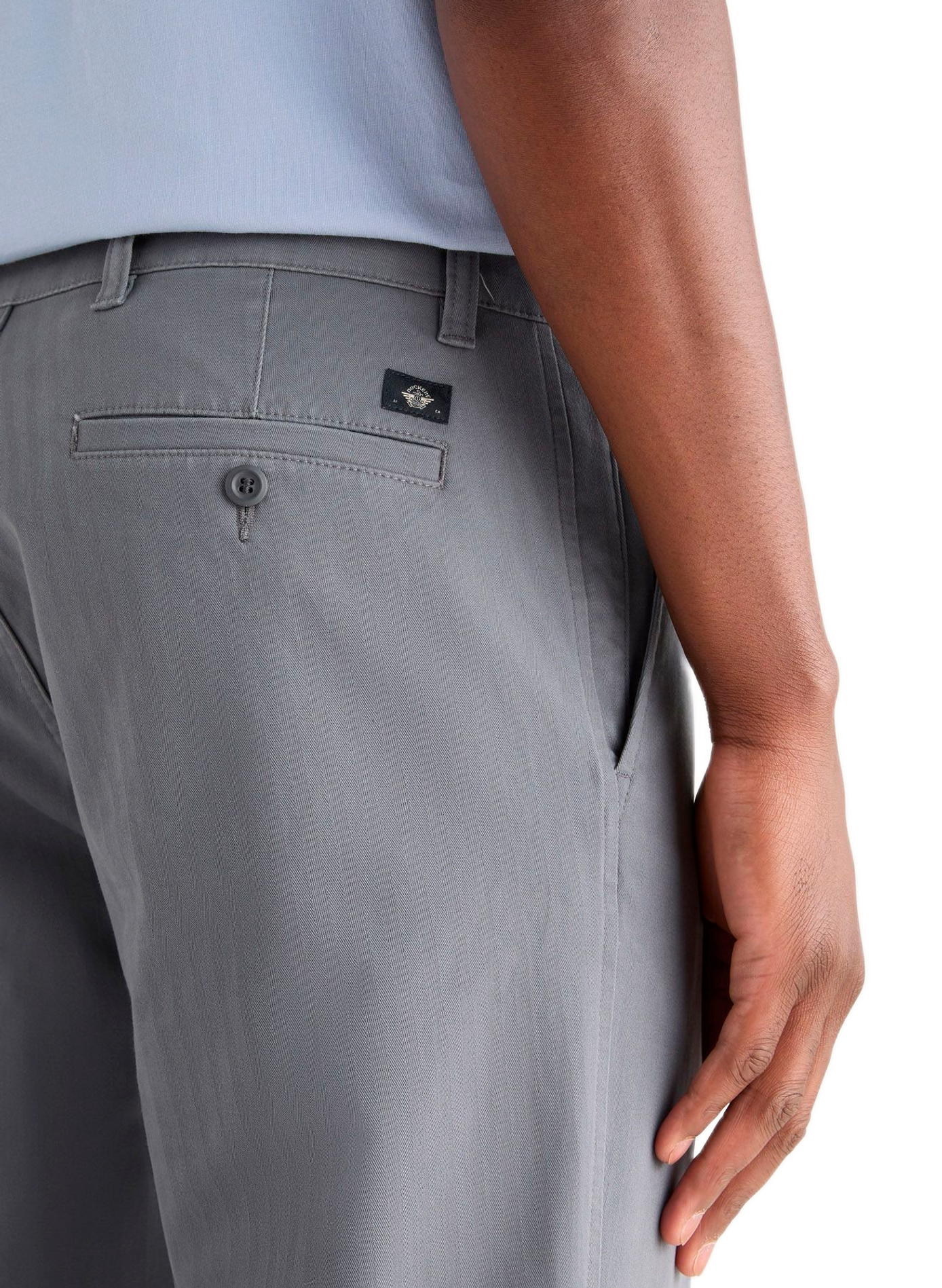 Broek met dubbele knie | Grijs DOCKERS Heren