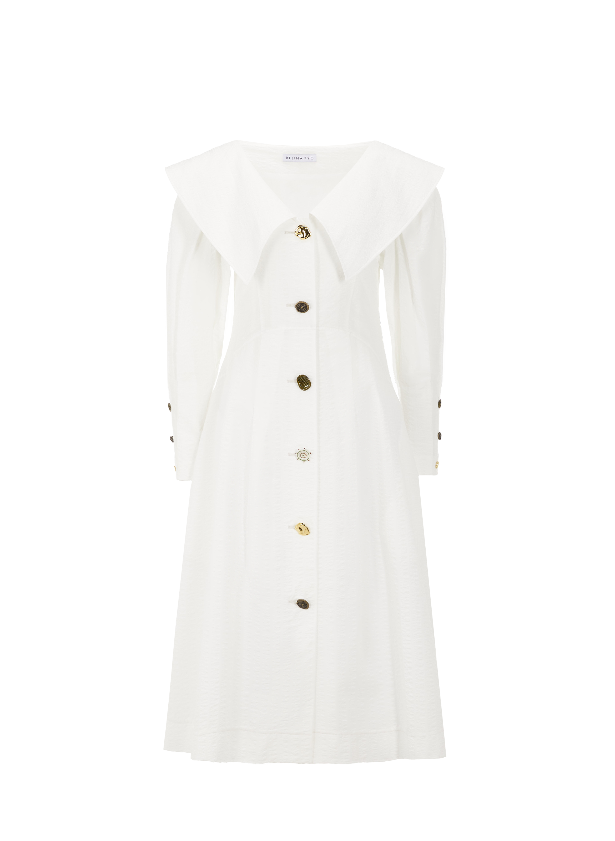 REJINA PYO Robe Milo en coton Blanc