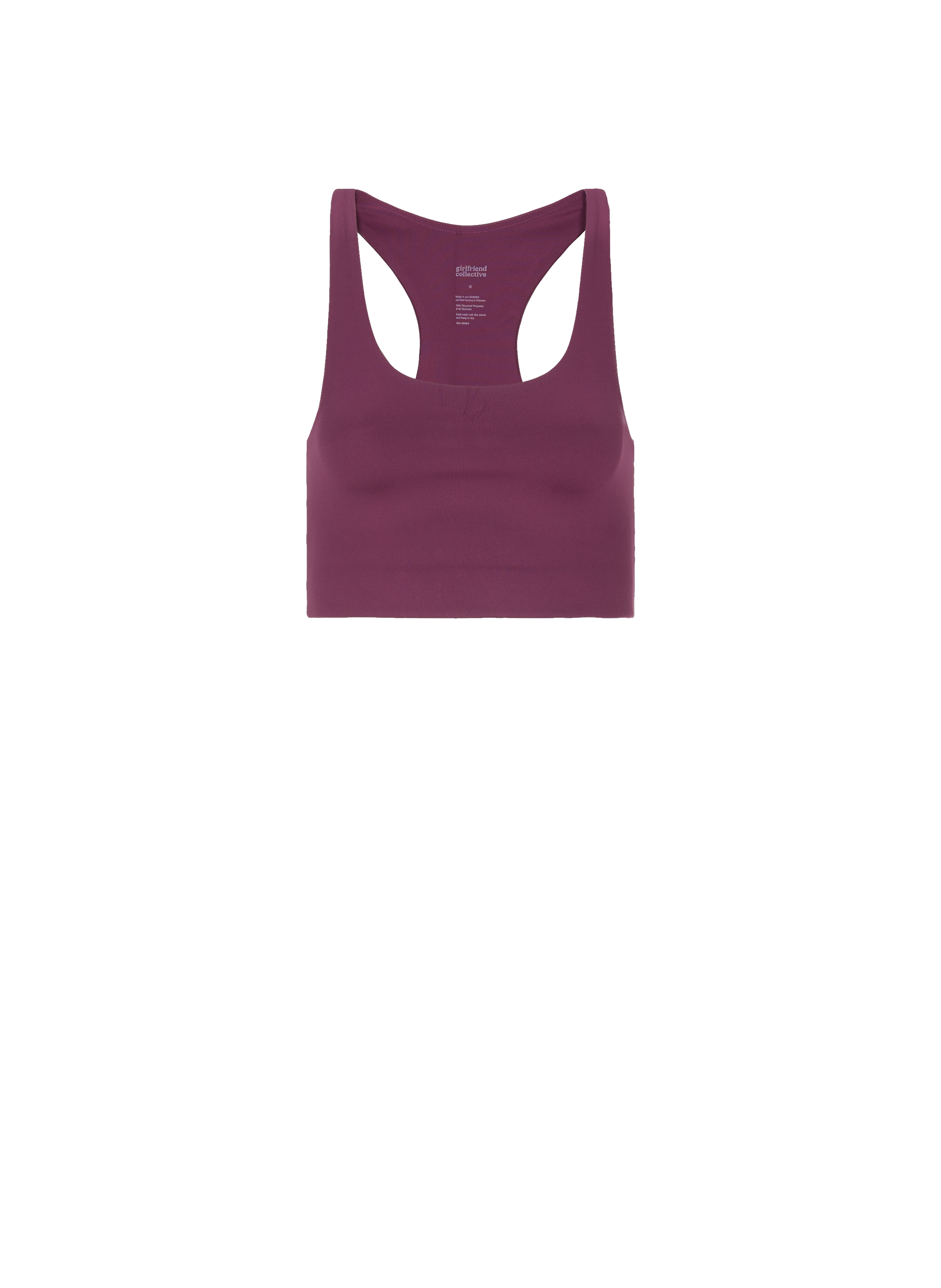 GIRLFRIEND COLLECTIVE Paloma bra Red