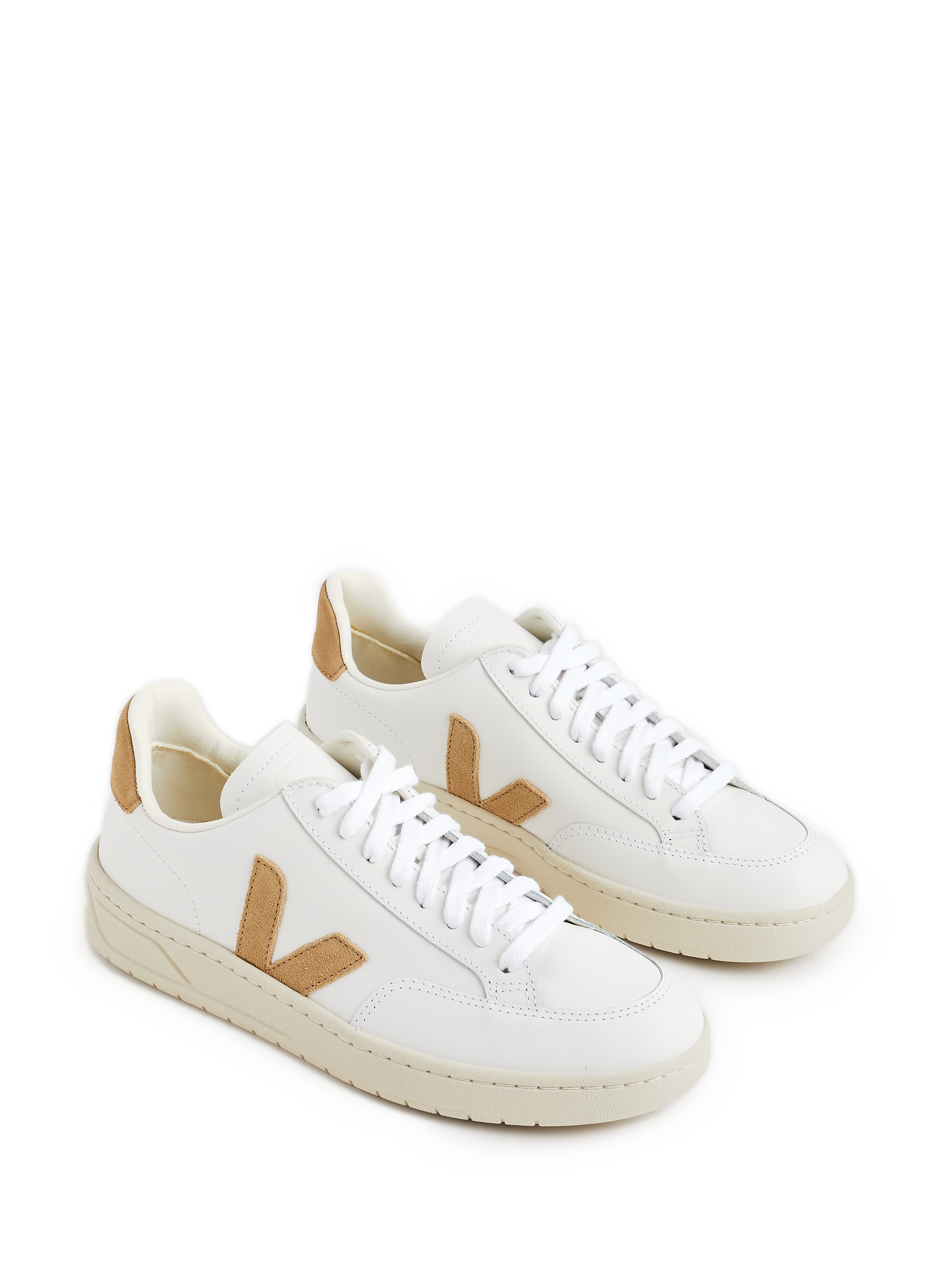 Baskets V-12 en cuir