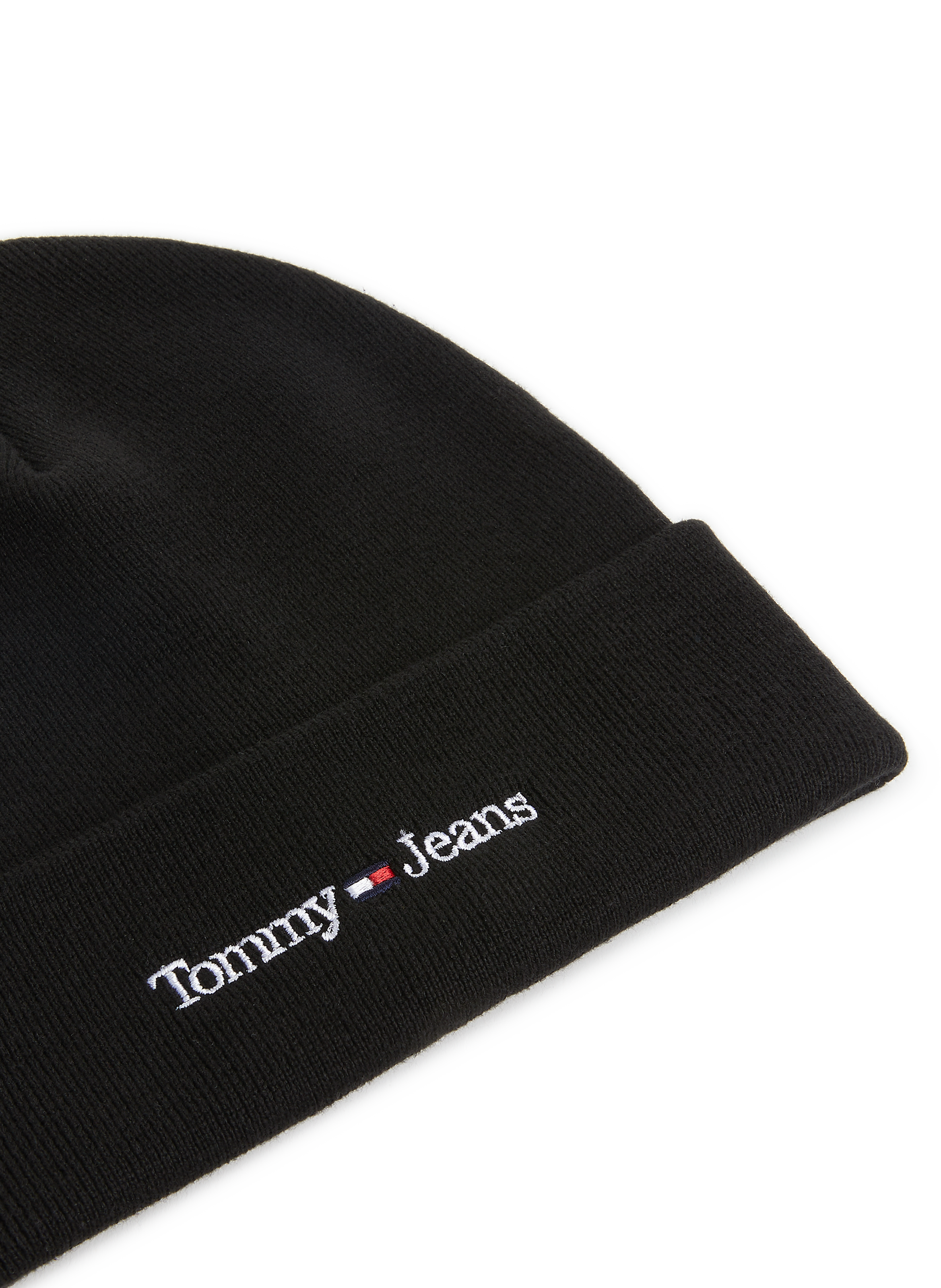Bonnet en coton mélangé TOMMY HILFIGER Noir