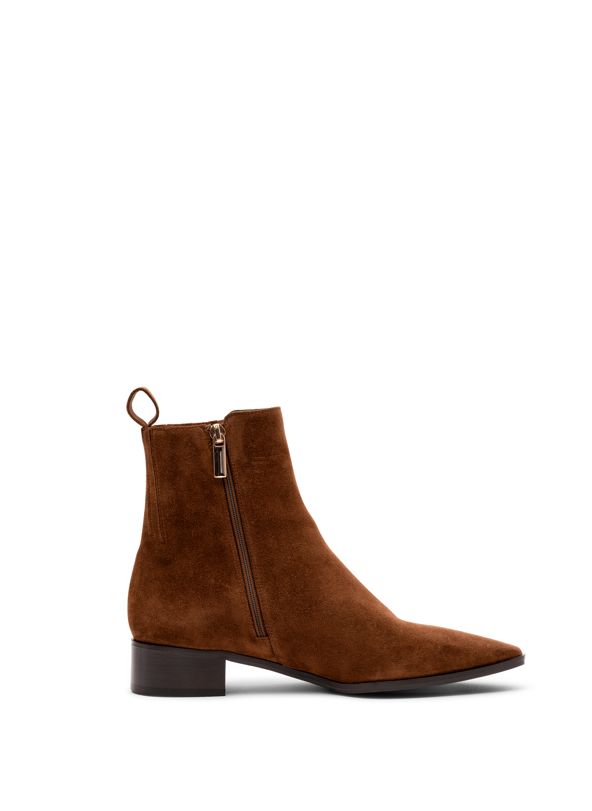 Bottine en veau velours pablo PARALLELE