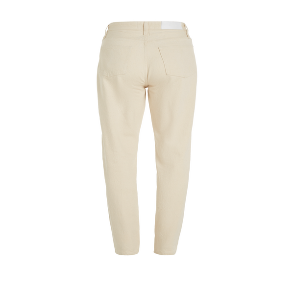 Calvin Klein High-waisted Trousers In Gold