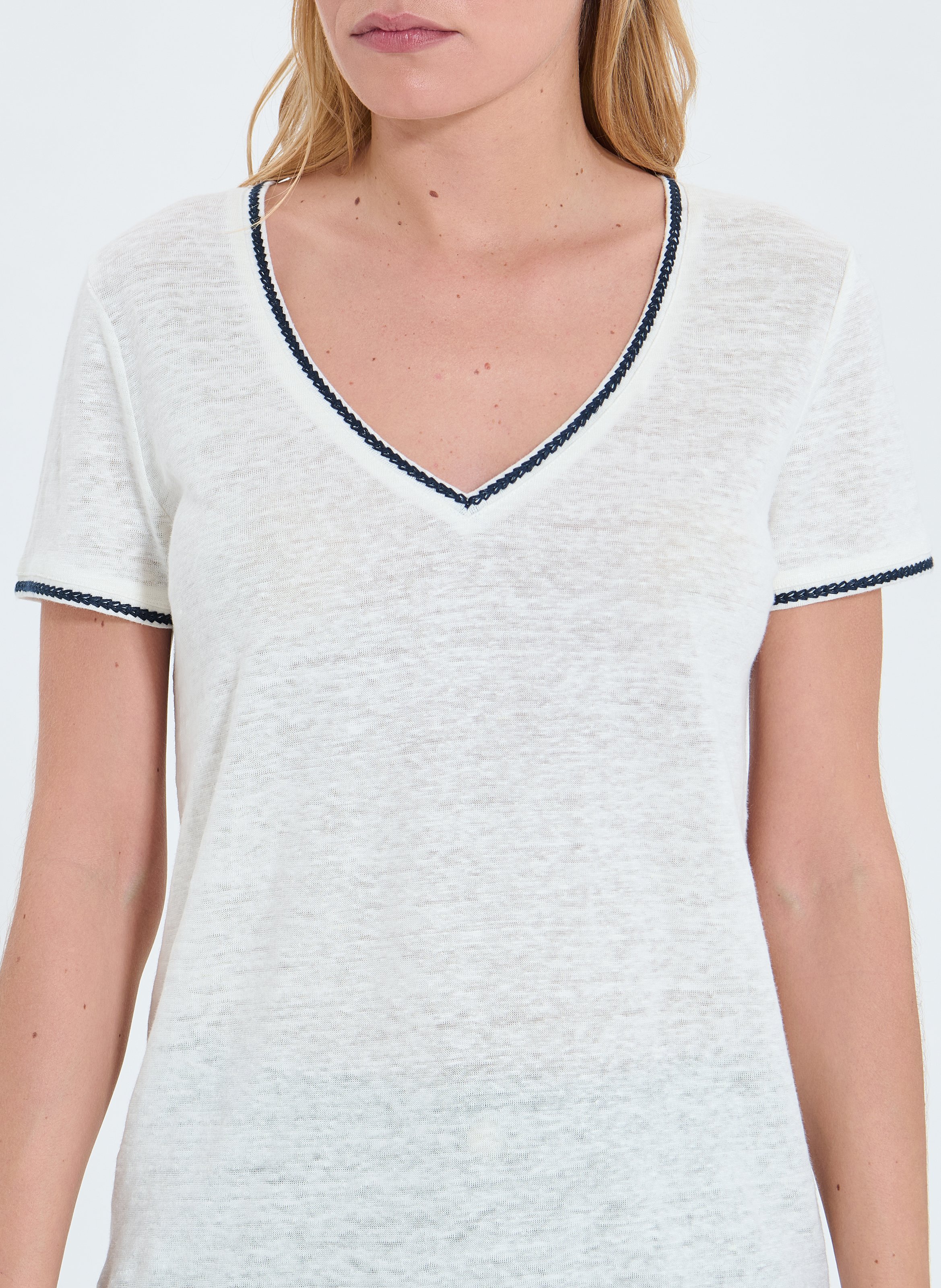 Top  tasmila ZAPA Blanc