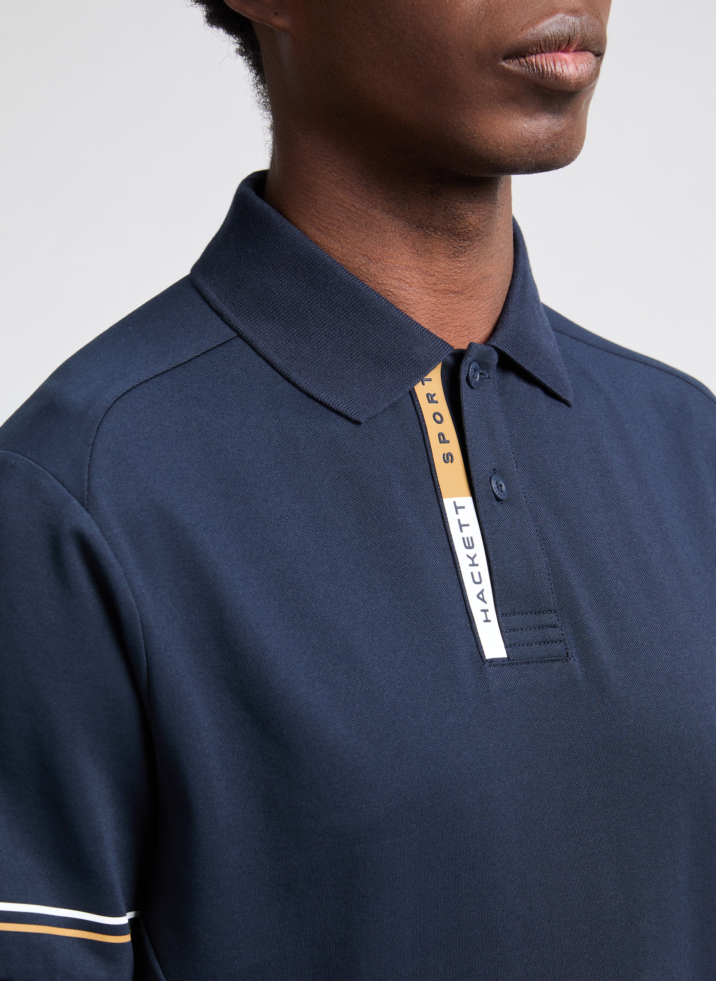 Polo à logo  HACKETT Bleu