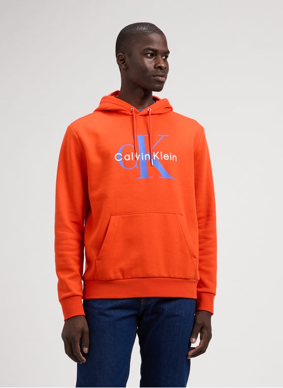 Hoodie à logo Rouge by CALVIN KLEIN CALVIN KLEIN Hoodie à logo Rouge