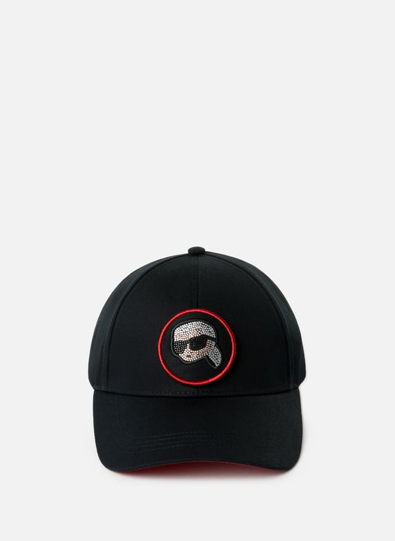 Casquette à logo Noir by KARL LAGERFELD KARL LAGERFELD Casquette à logo Noir