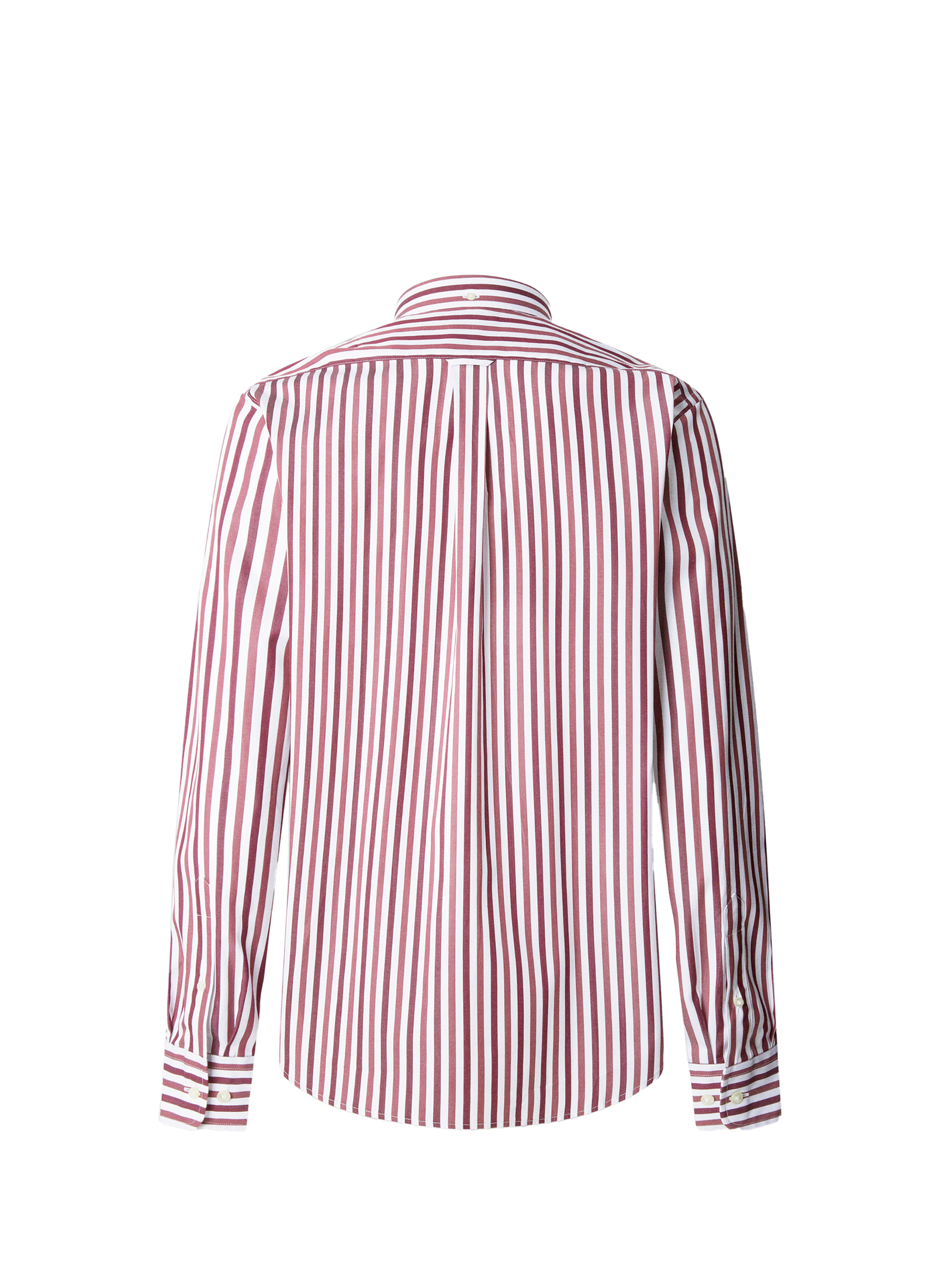 Chemise à rayures en coton FACONNABLE Rouge