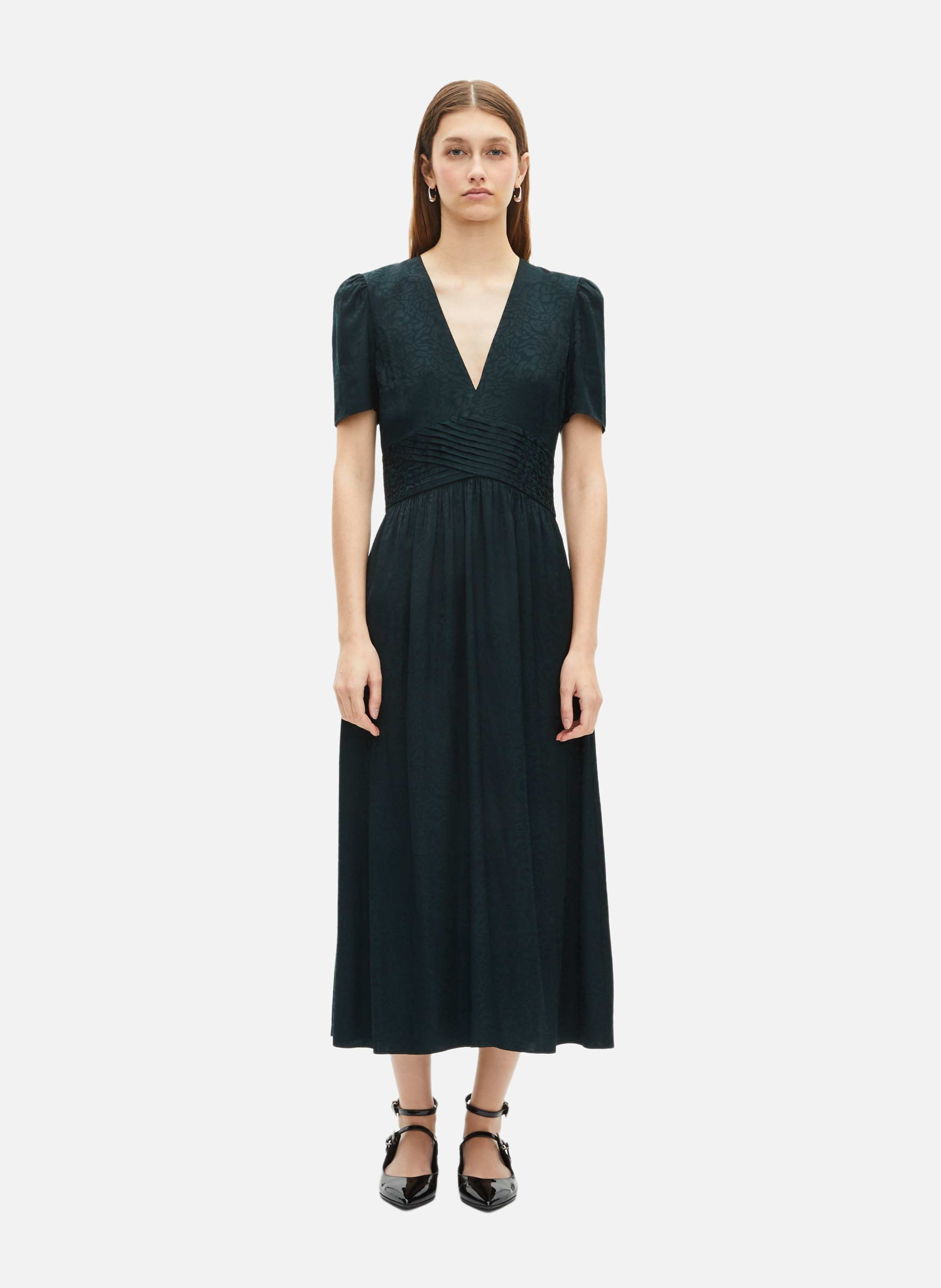 Robe longue en jacquard THE KOOPLES Vert