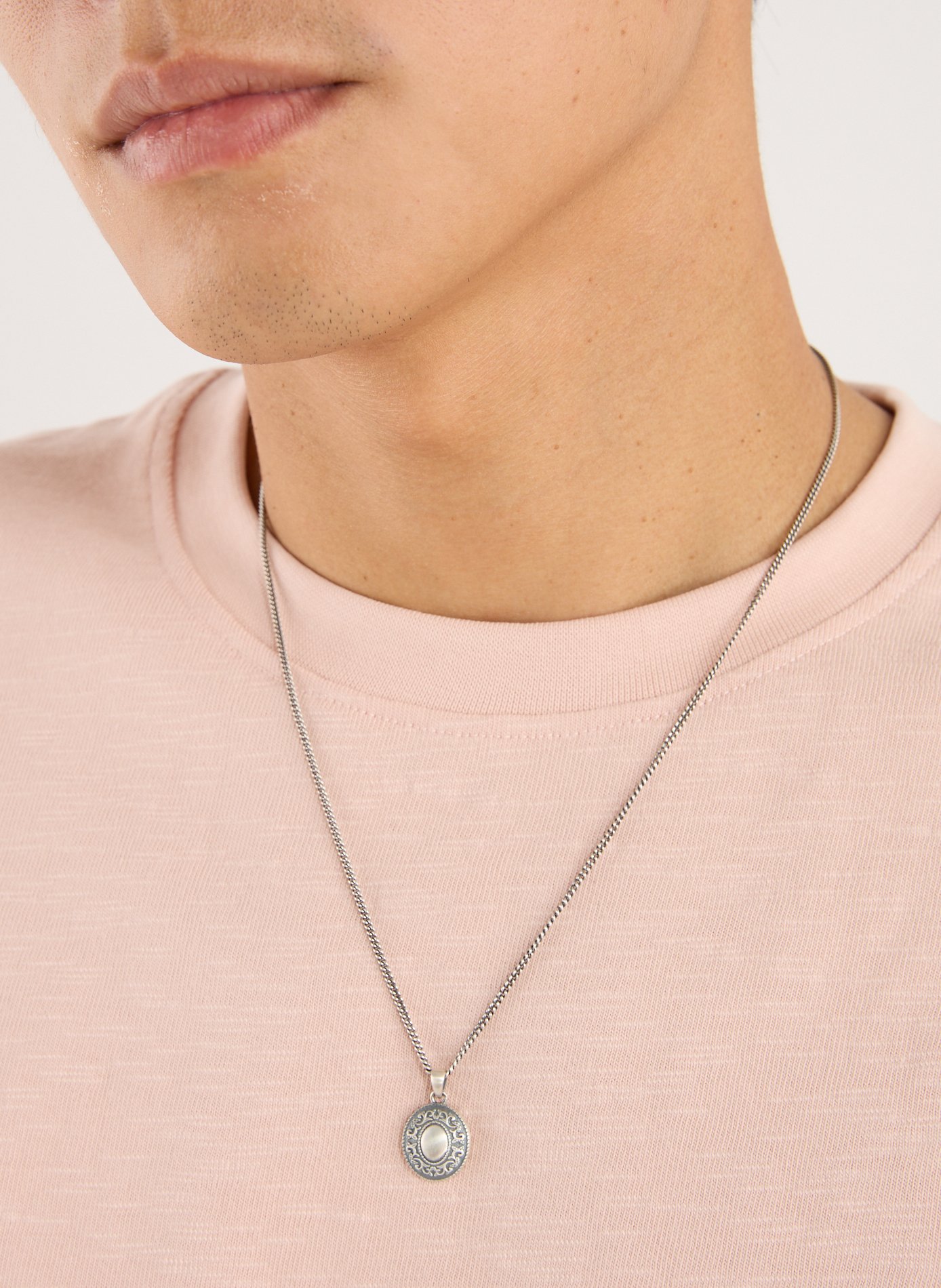 Silver Saloon Necklace SERGE DENIMES Silver