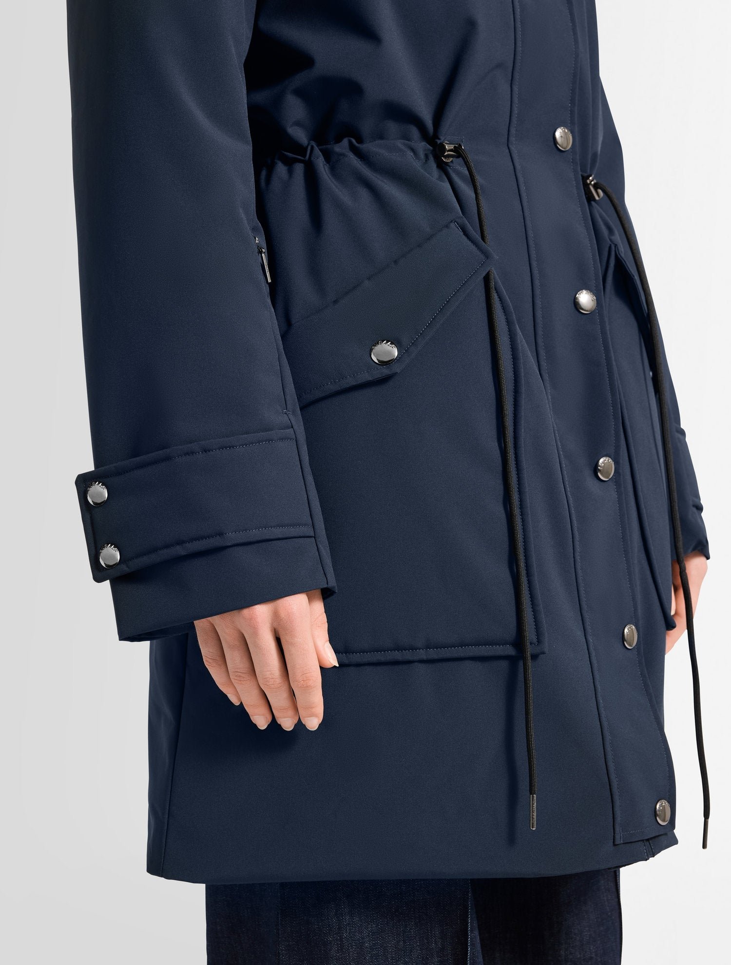 Manteau janix col capuche coupe ample FUSALP Bleu
