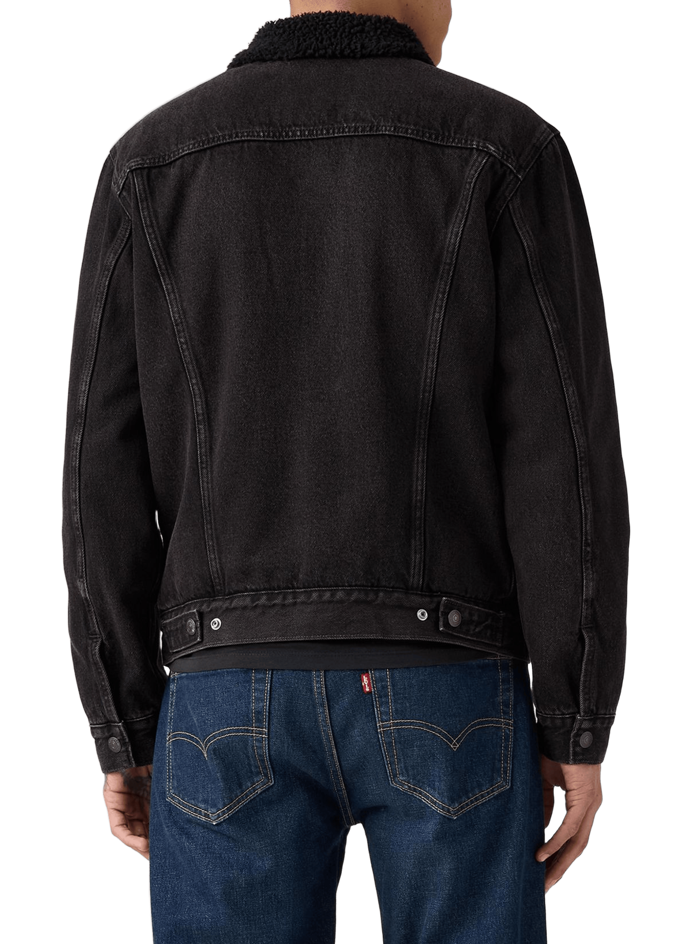 Veste en jean molletonnée LEVI&#039;S Noir