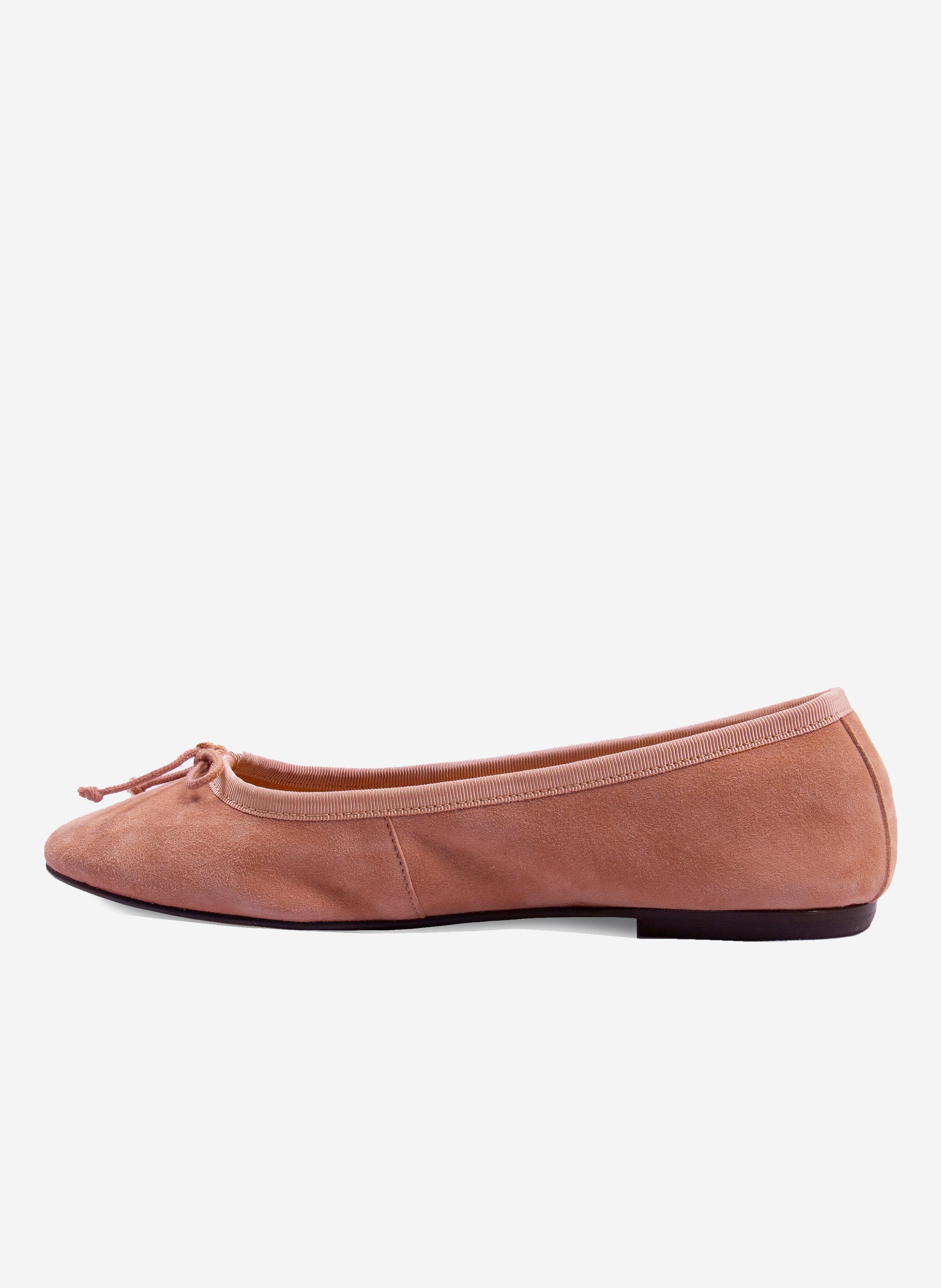 Ballerines classiques cuir daim JULES & JENN Rose