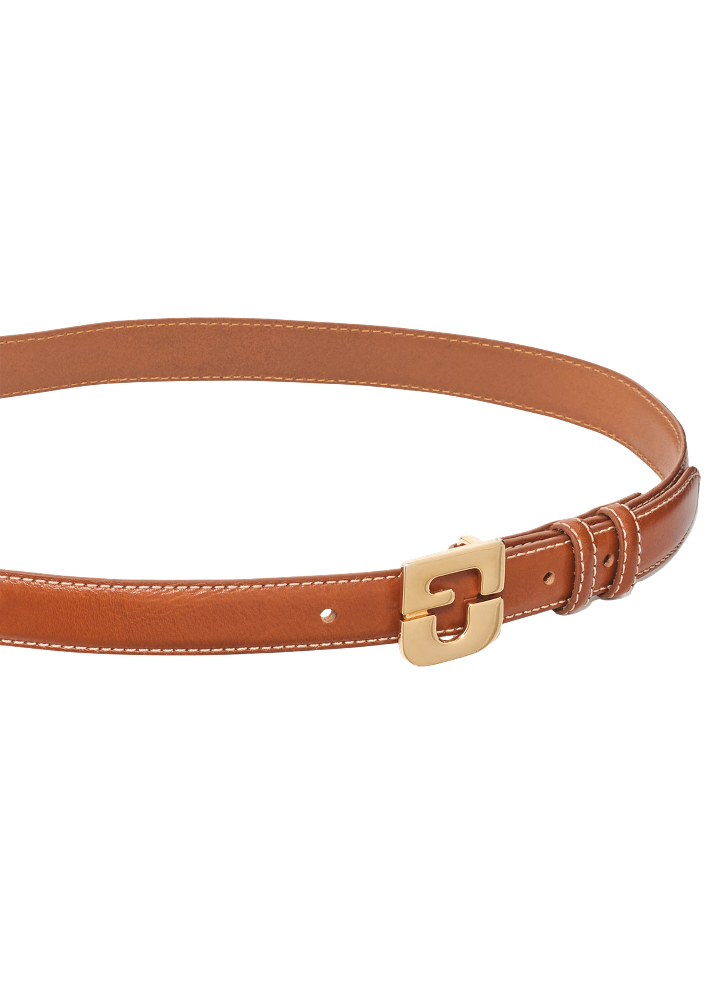 Ceinture signature en cuir - le lauren GERARD DAREL Marron