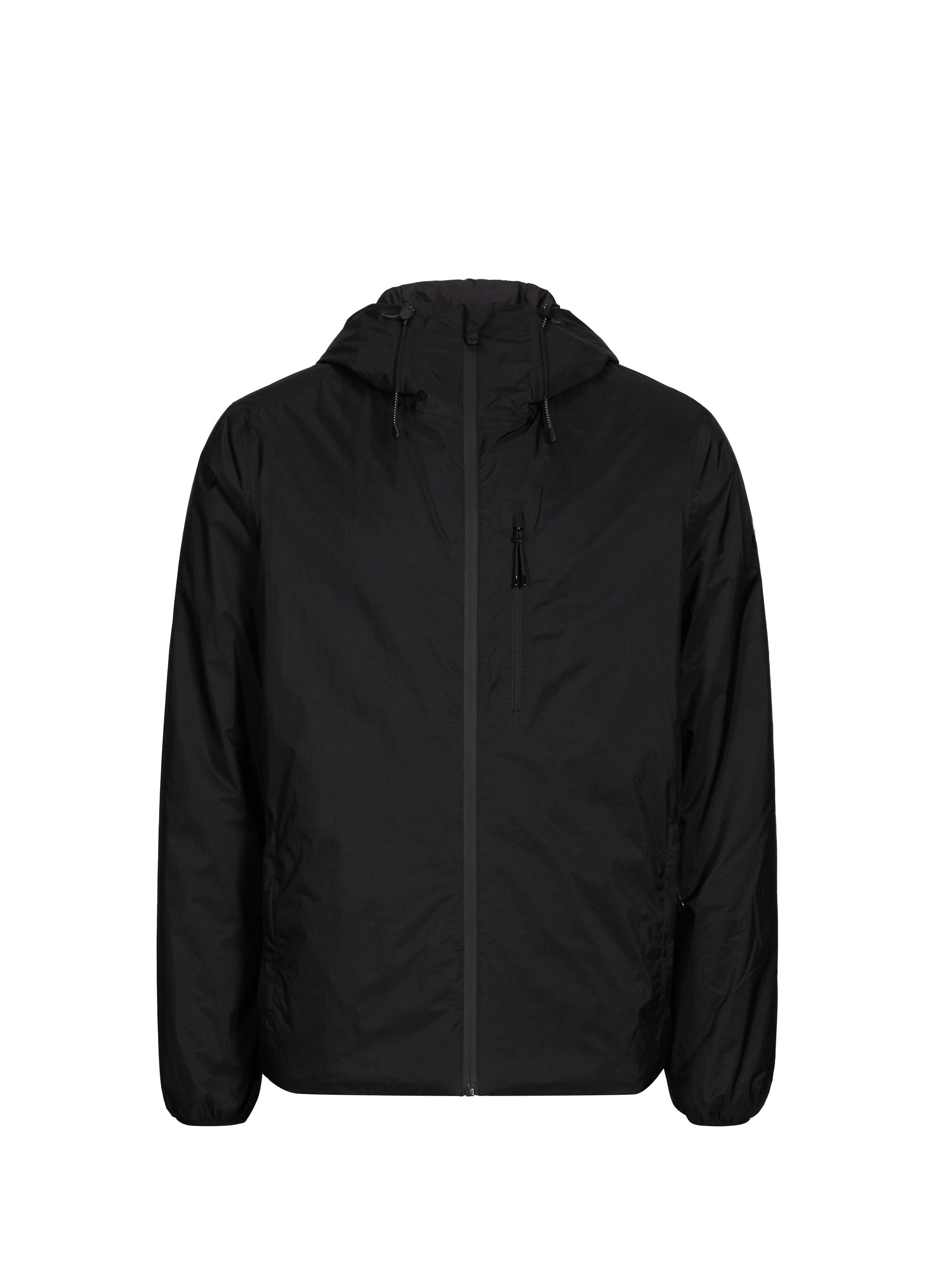 SAVE THE DUCK High-neck hooded parka Black