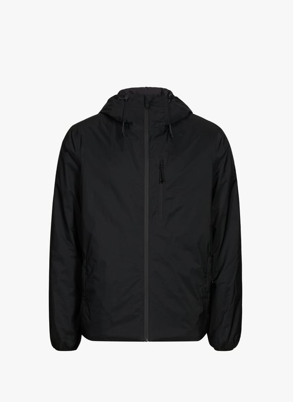 High-neck hooded parka | Black by SAVE THE DUCK High-neck hooded parka Black