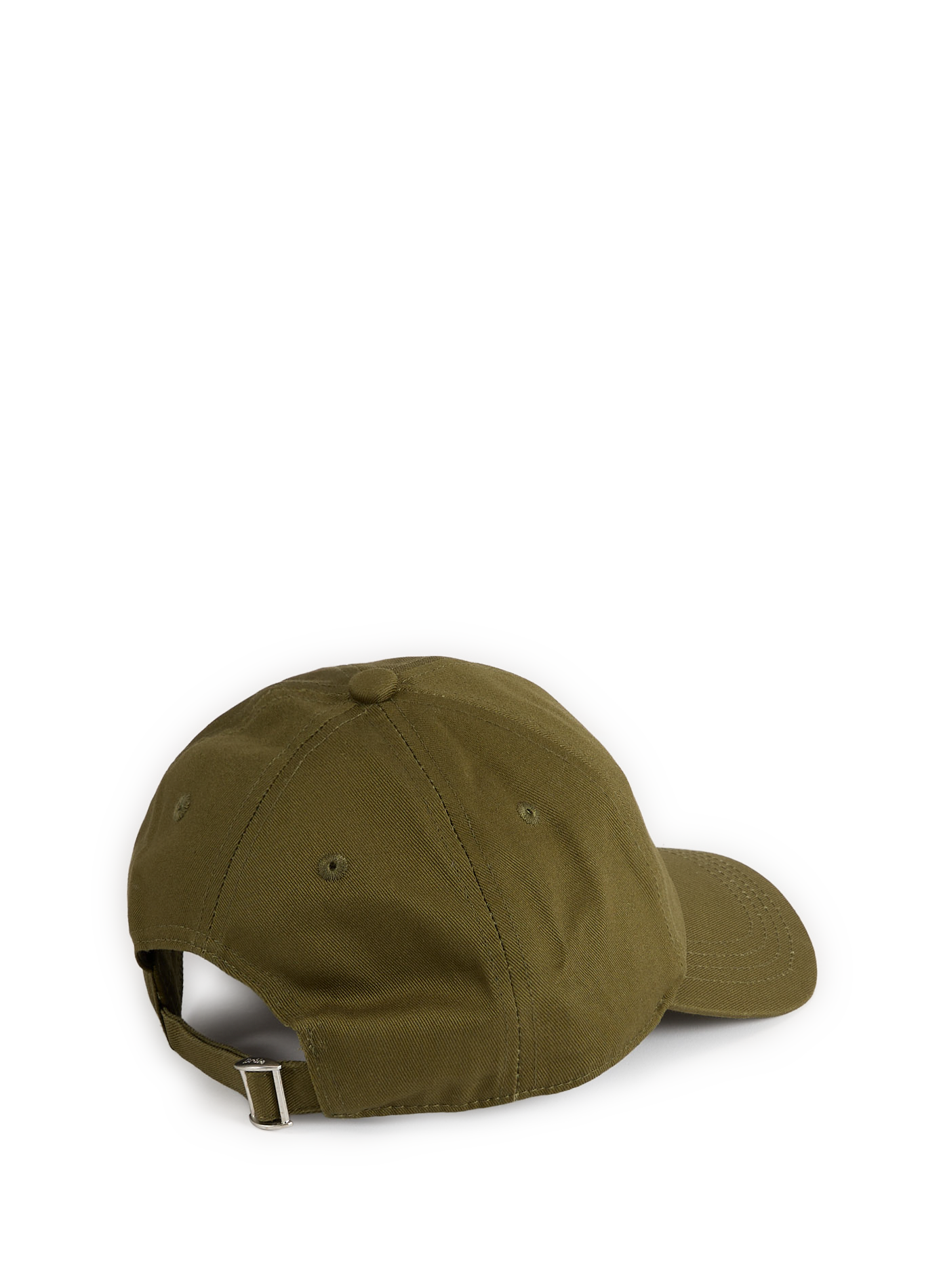 Embroidered Logo Slogan Cap DROLE DE MONSIEUR Khaki