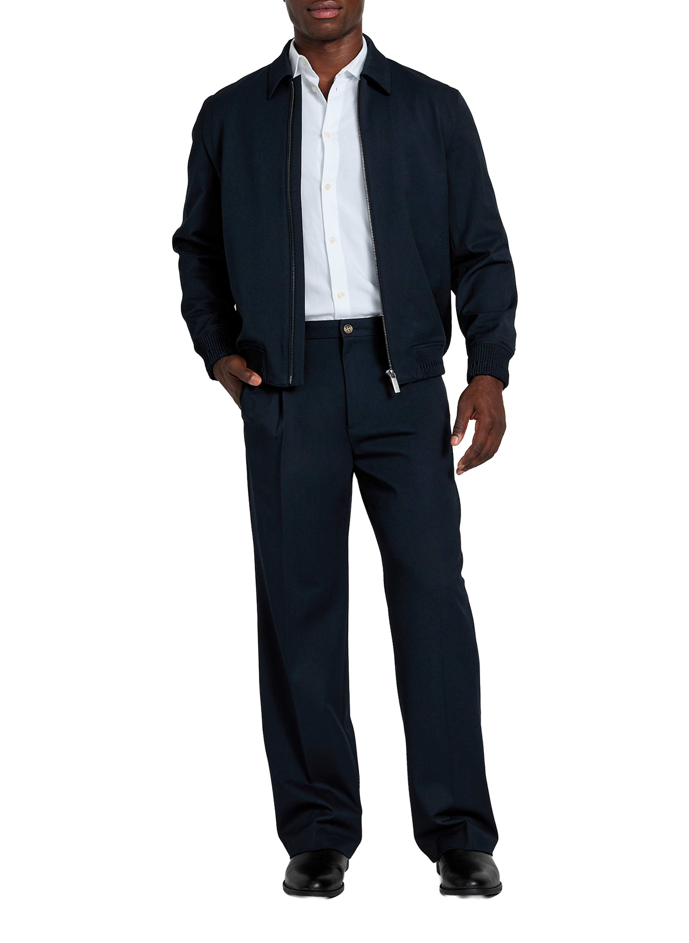 Veste unie à col classique GUESS Bleu