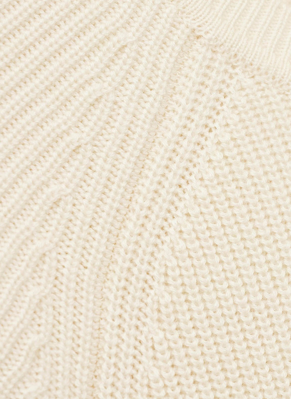 Robe longue col rond en laine mélangée elise BA&SH Beige