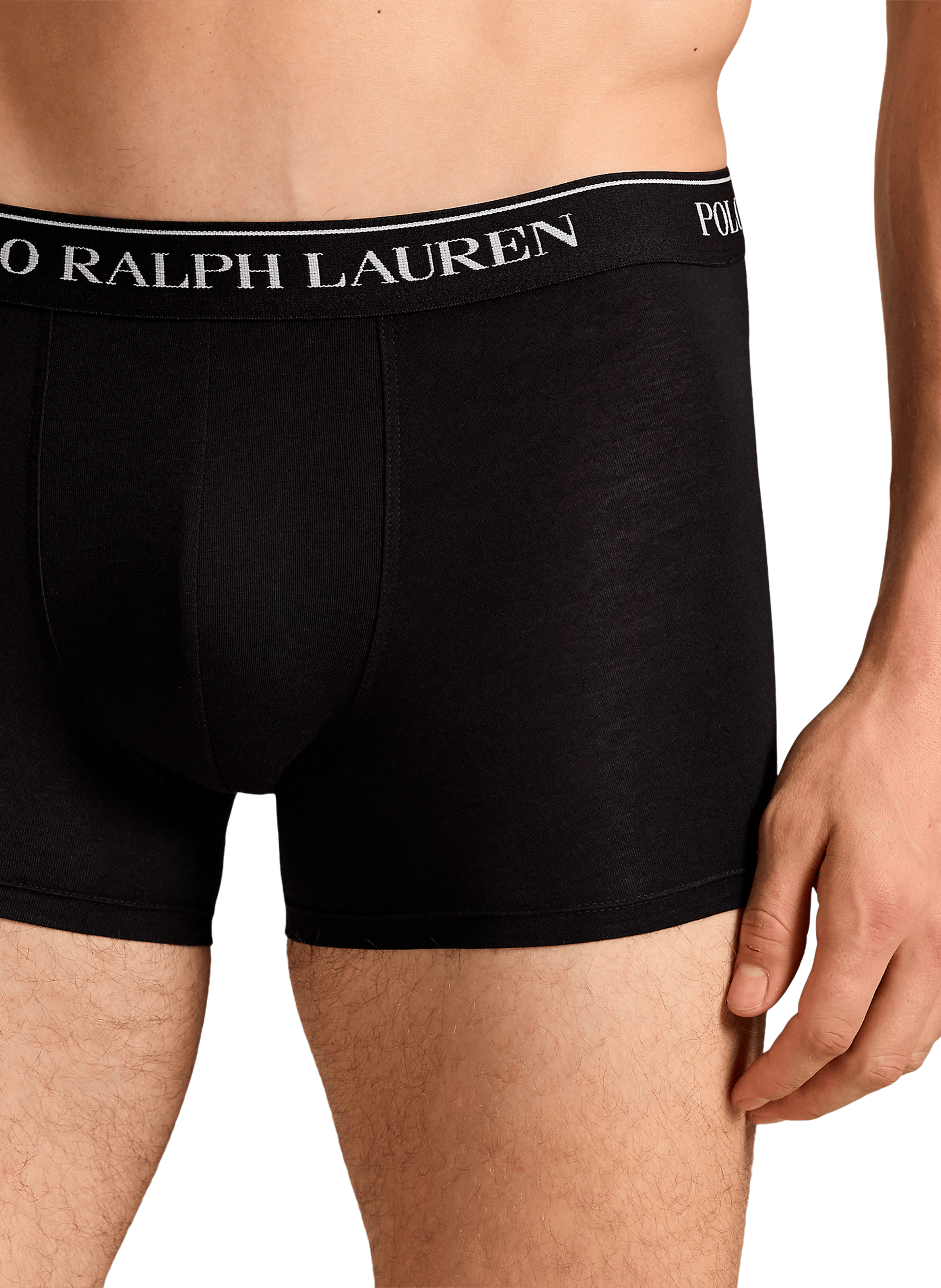Pack of three cotton boxers POLO RALPH LAUREN Black