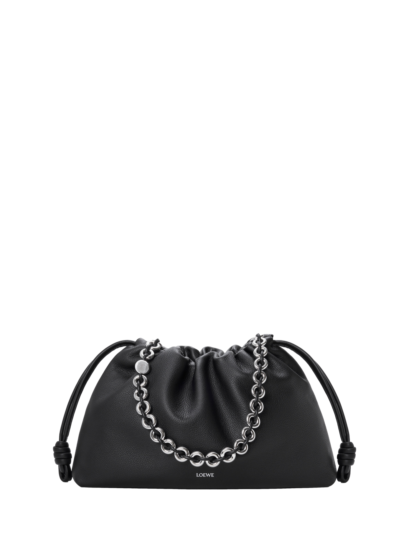 Grand Flamenco purse en cuir de veau grainé LOEWE Noir