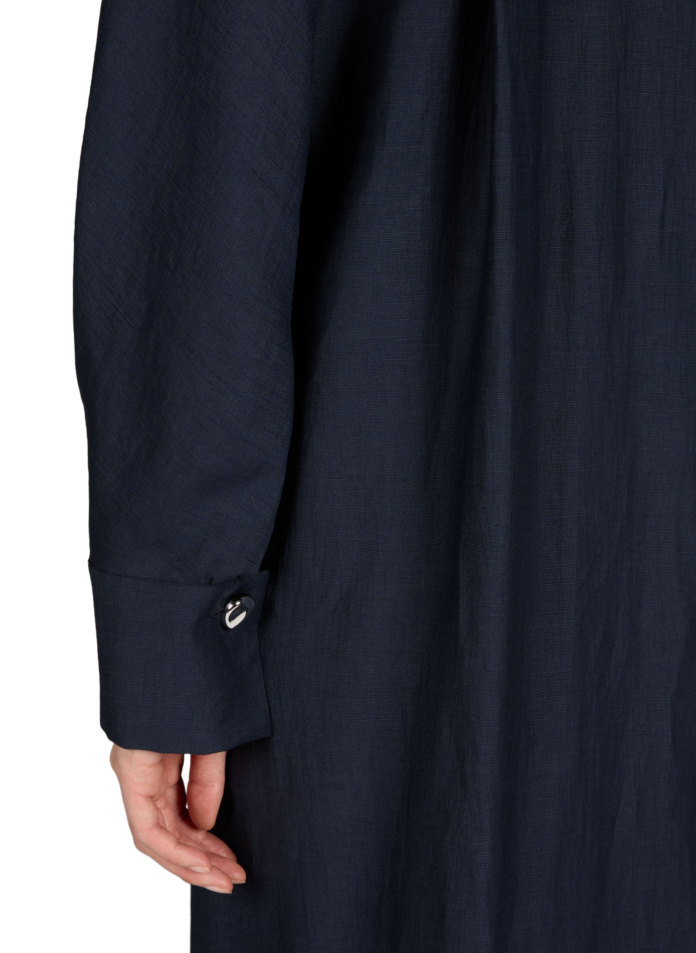 Long linen dress TELA Blue