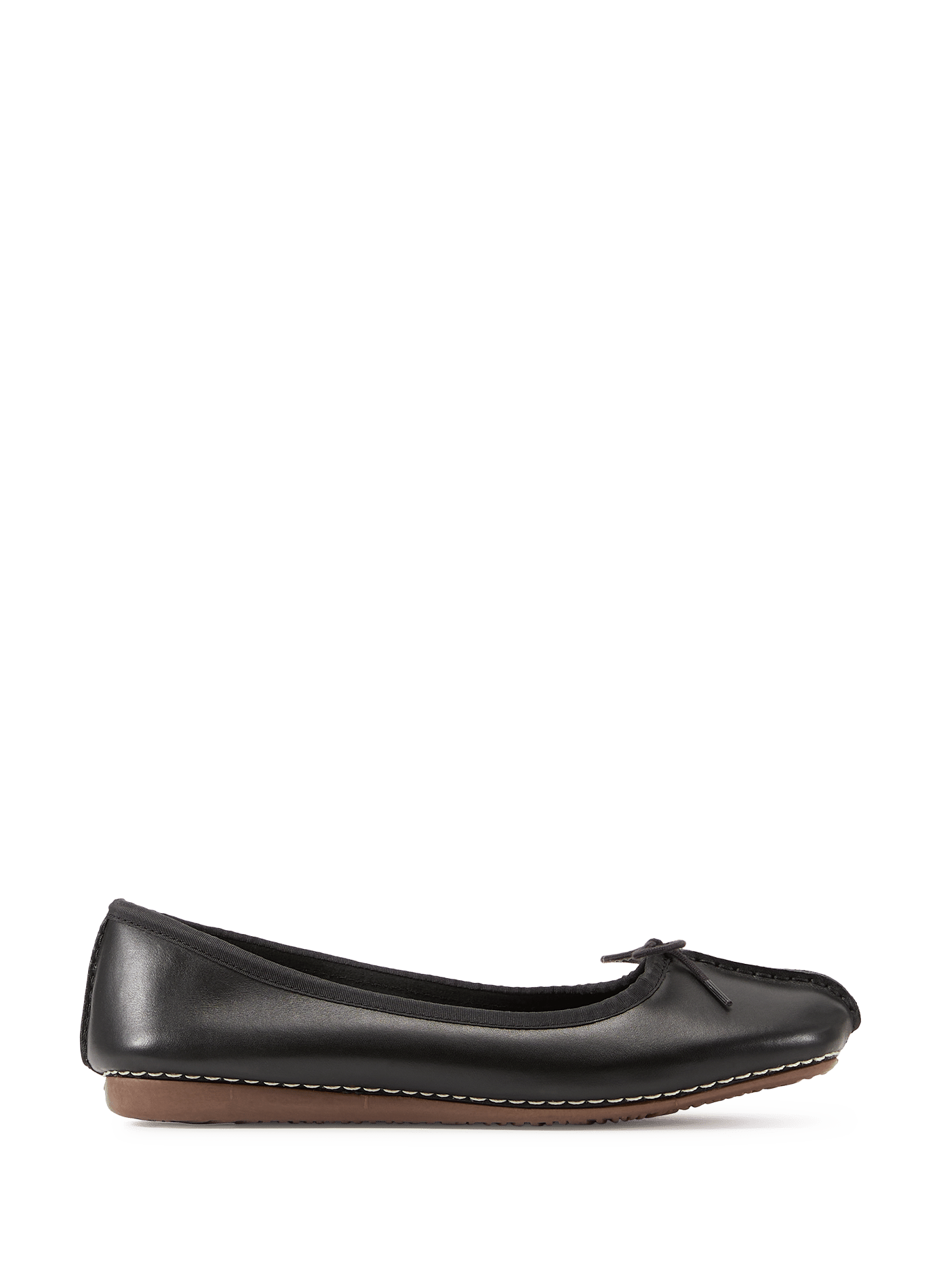 Ballerines Freckle Ice en cuir de vache CLARKS Noir