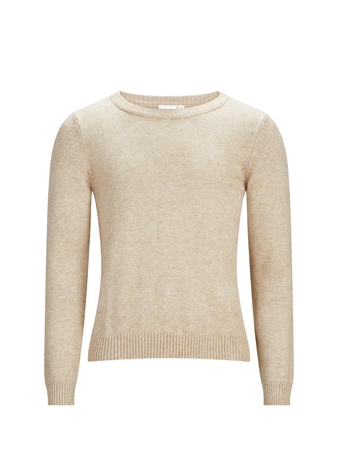 Pull Viril col rond VILA Beige