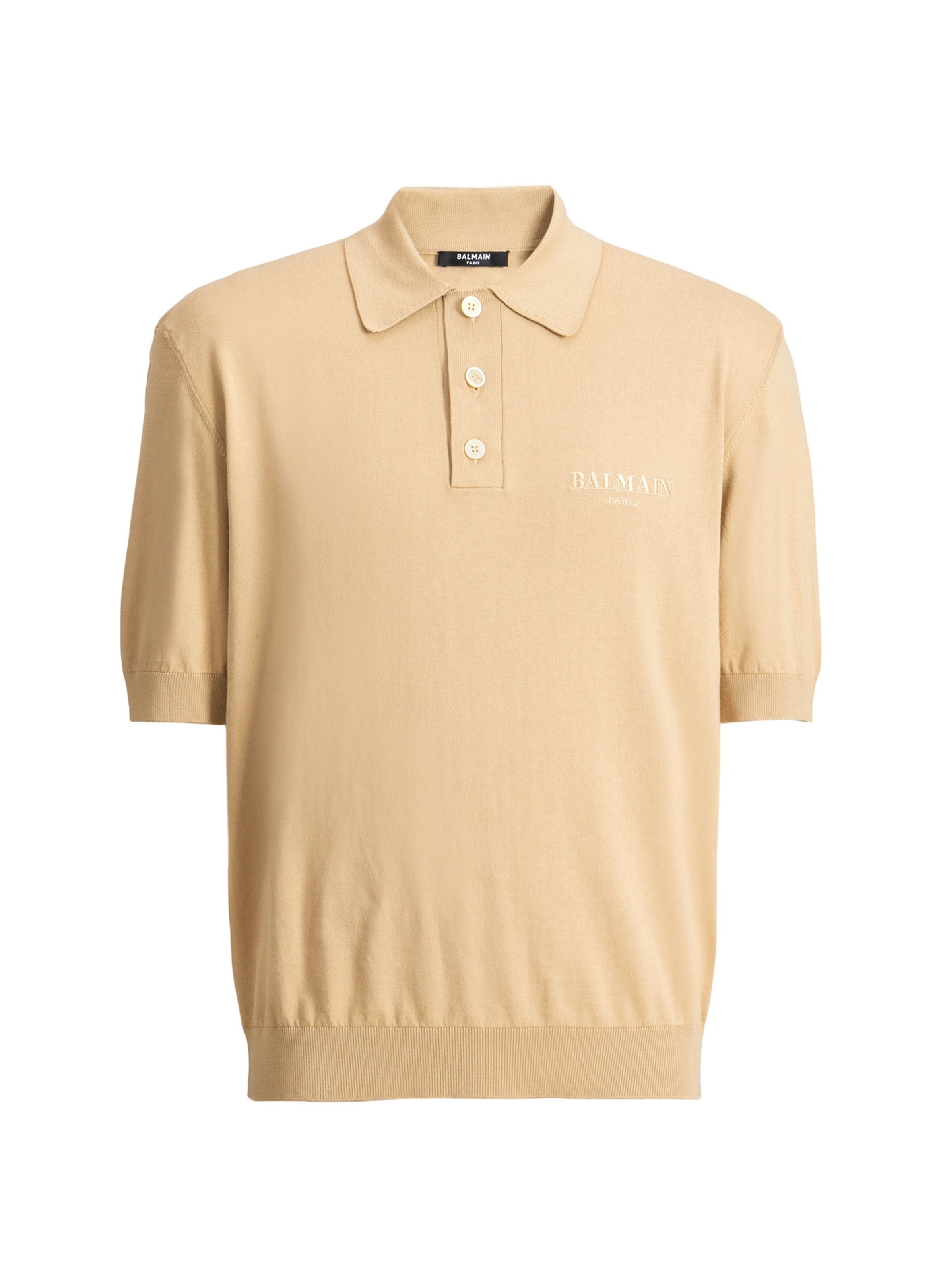 Polo balmain vintage brodé BALMAIN Beige