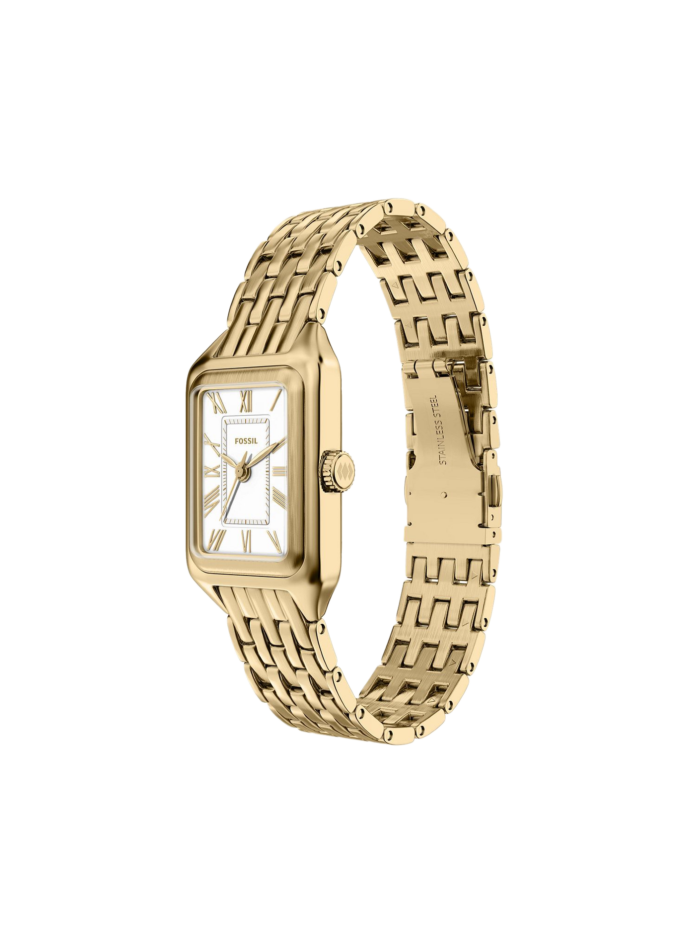 Montre quartz Raquel mini en acier inoxydable FOSSIL Blanc