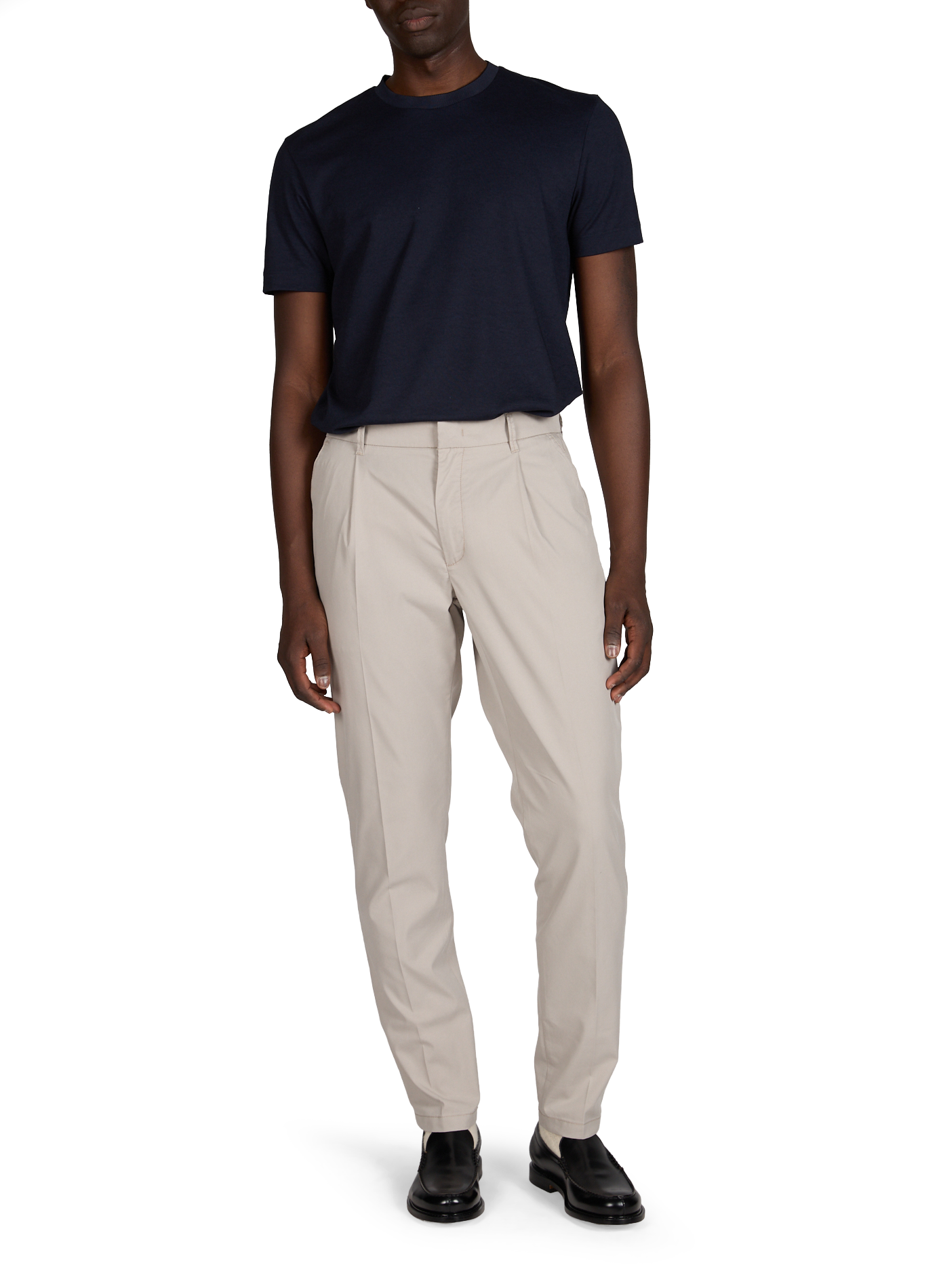 Pantaloni dritti in misto cotone PIERRE CARDIN Beige