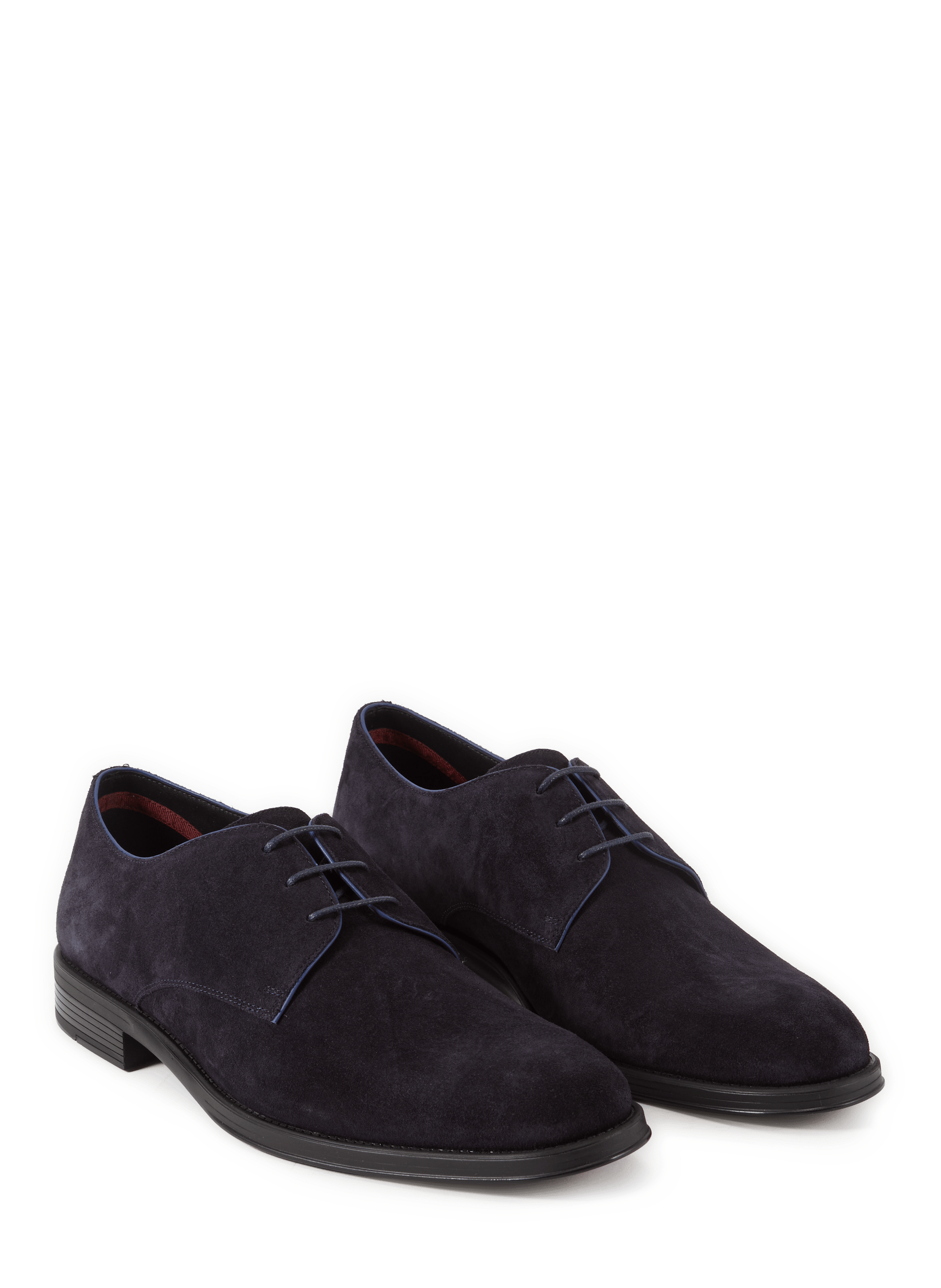 Calfskin leather lace-up loafers PAUL SMITH Blue