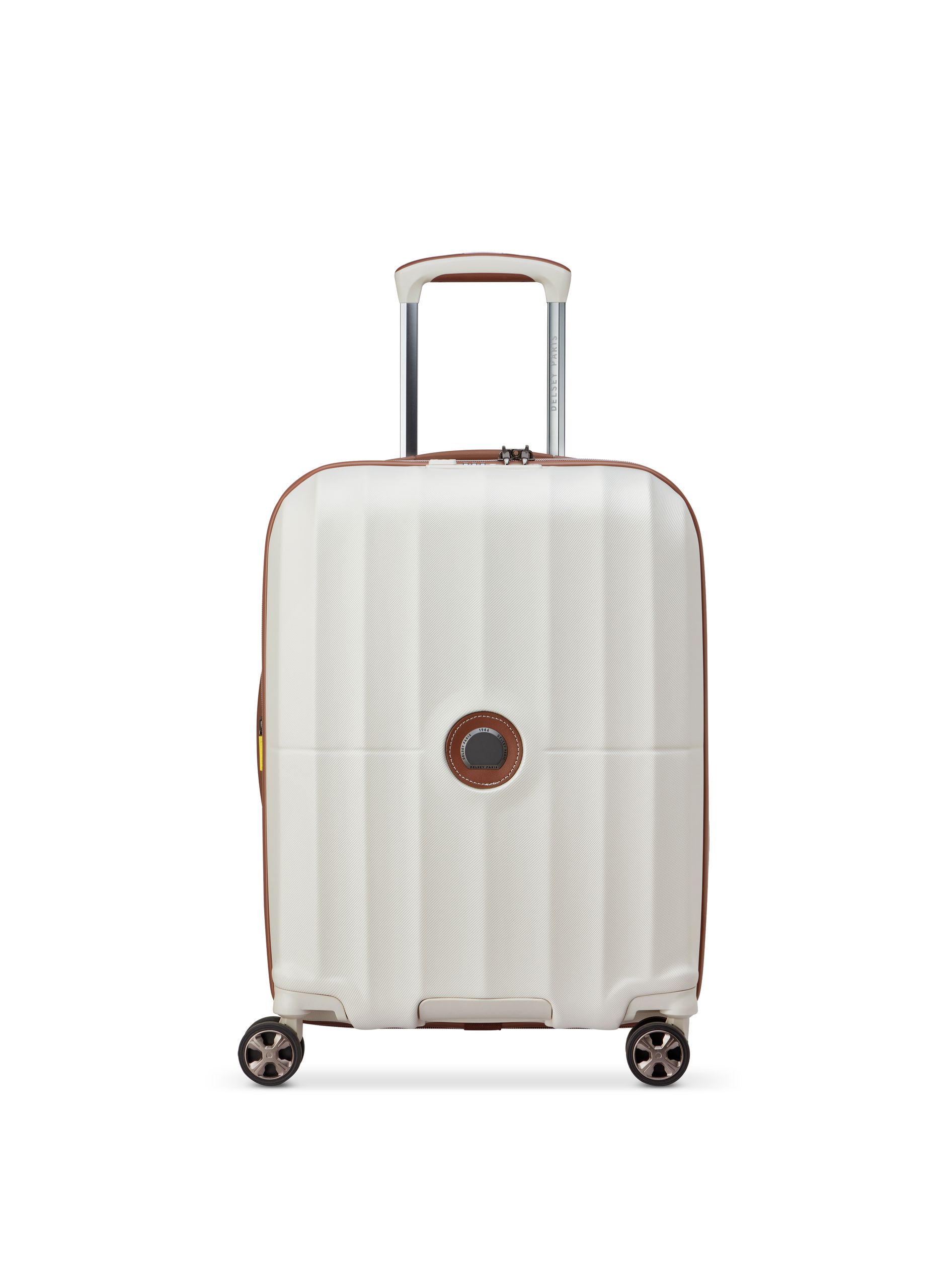 Valise cabine rigide taille s - carrousel 2 DELSEY PARIS Beige