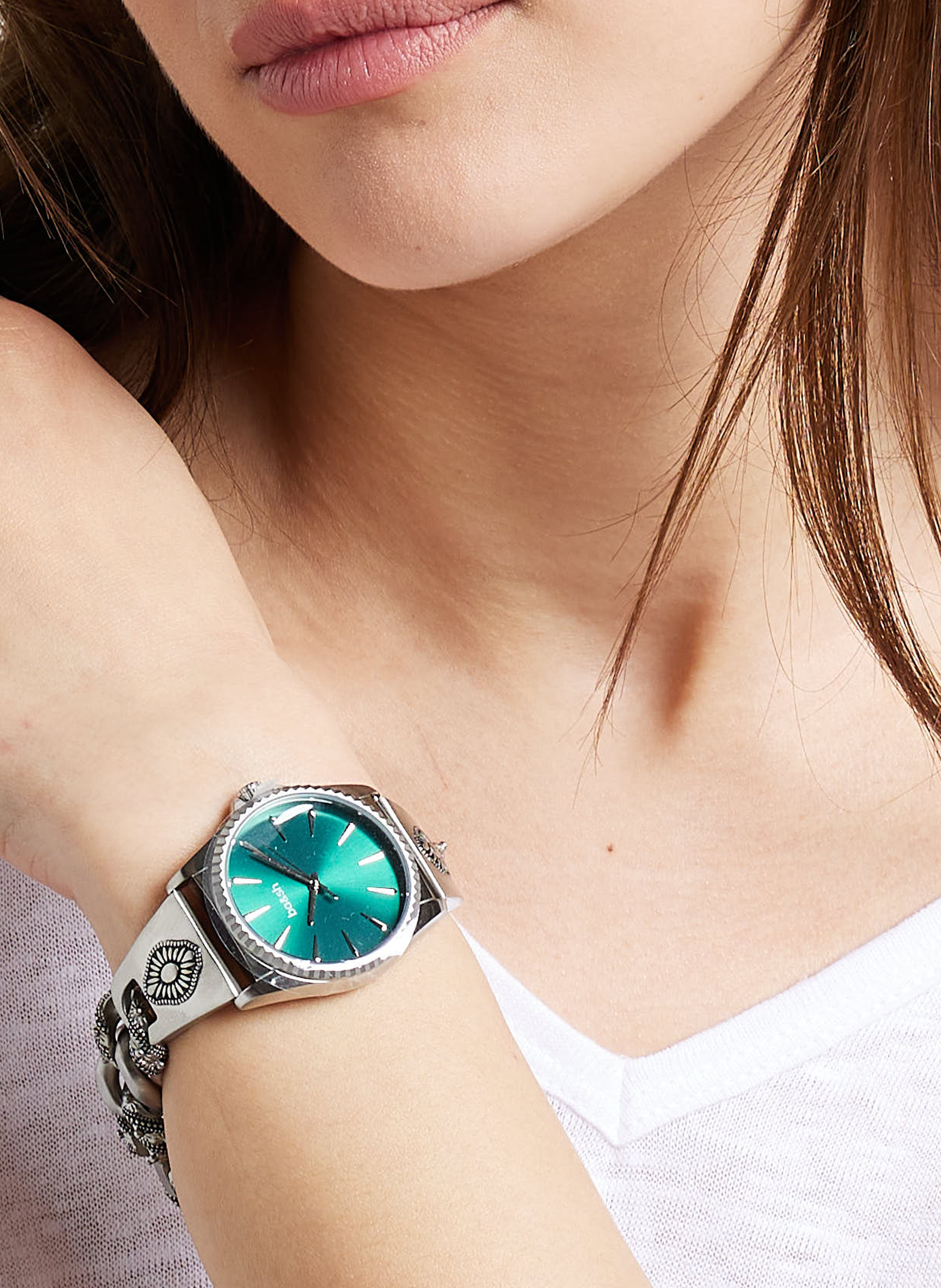 Montre en acier inoxydable la reset BA&SH Vert