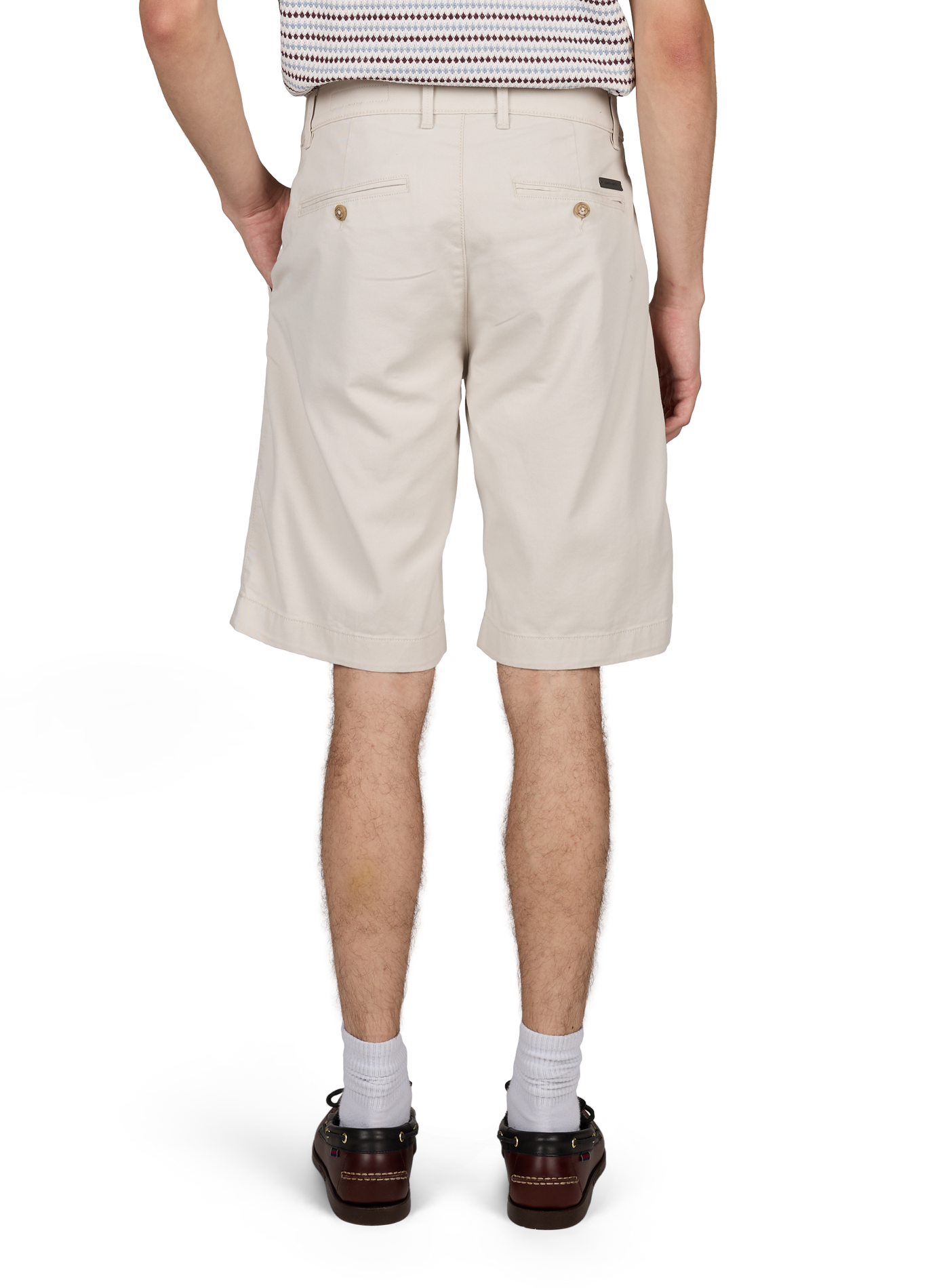 Short in mixed cotton PIERRE CARDIN Beige