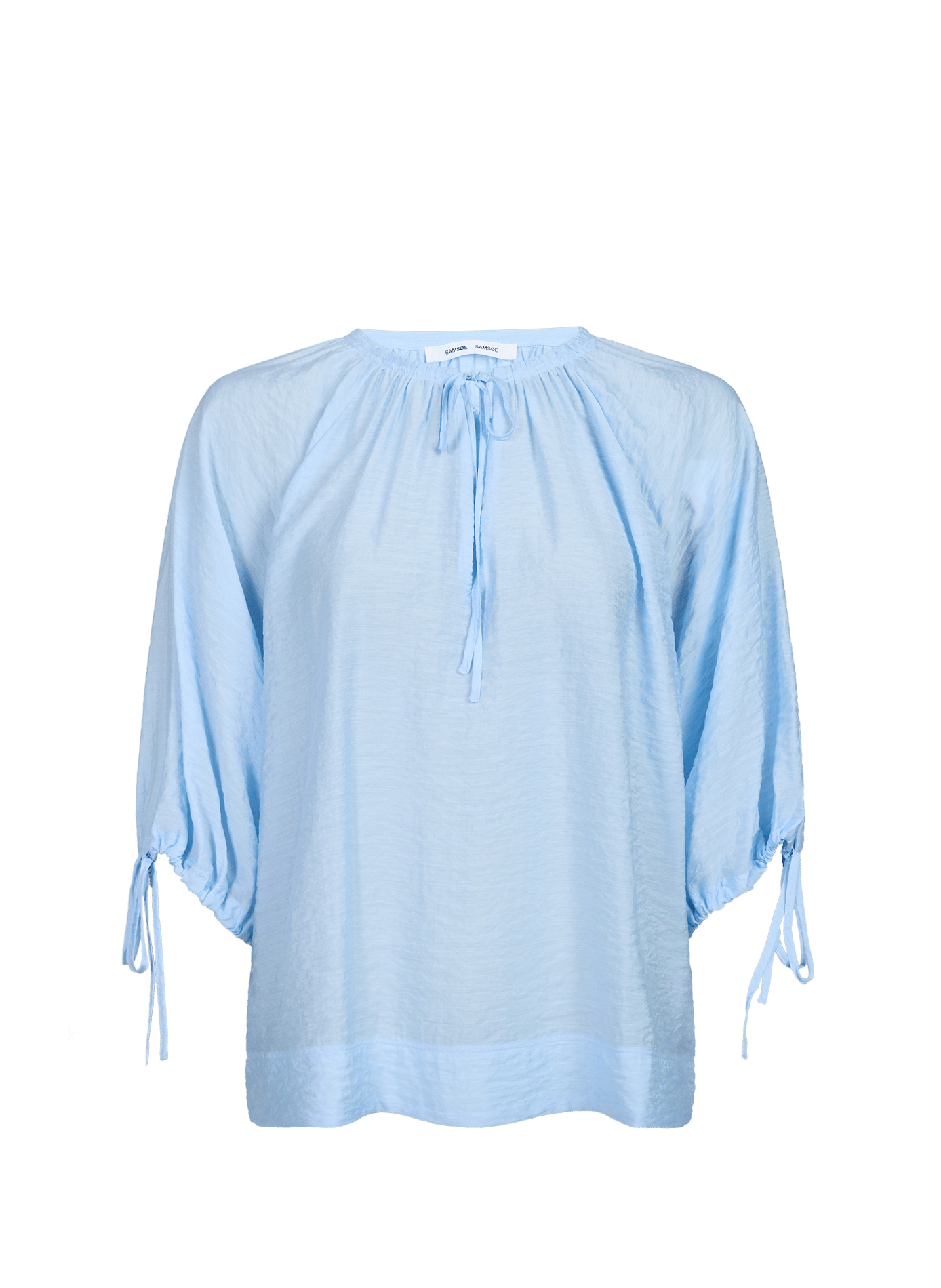 Satin Oversized Samatera Blouse SAMSOE SAMSOE Blue