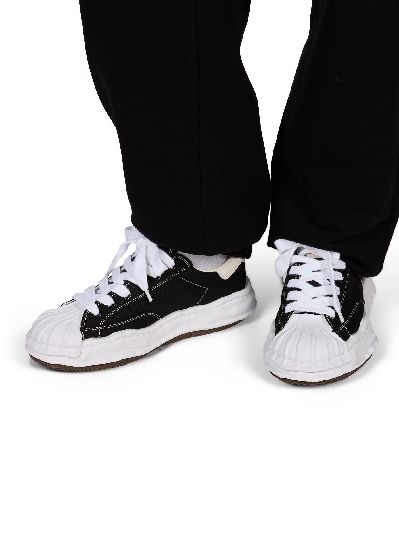 Blakey cotton thick-soled sneakers MAISON MIHARA YASUHIRO Black