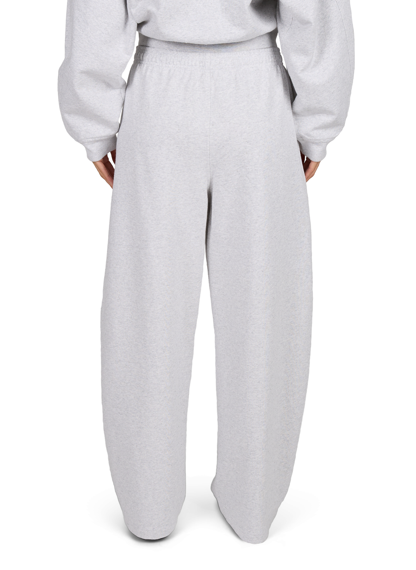 Large jogging pants with rhinestones ALEXANDER WANG Grey