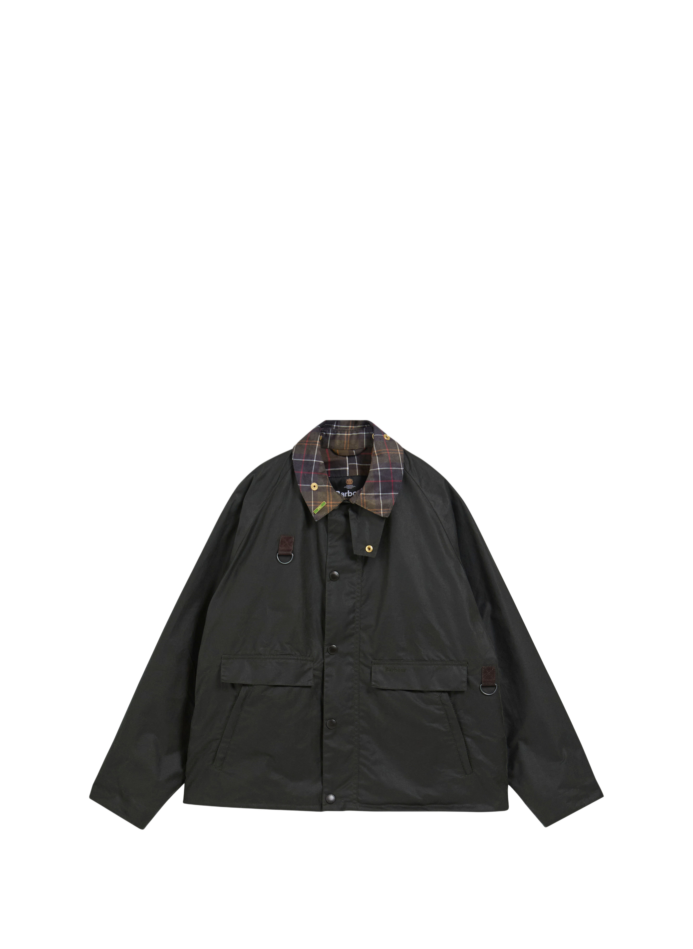 Parka col classique en coton BARBOUR Vert