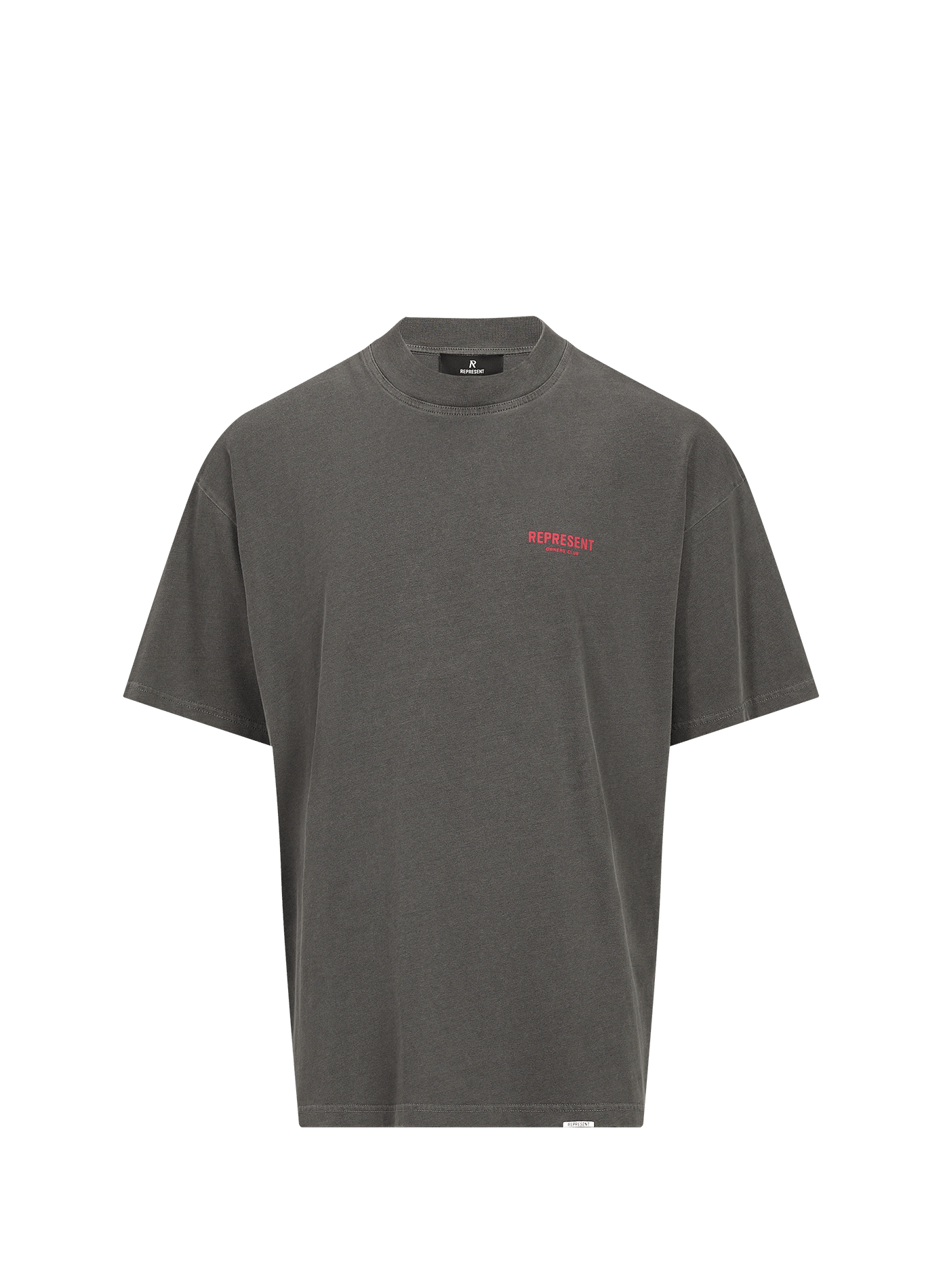 T-shirt droit en coton REPRESENT Noir