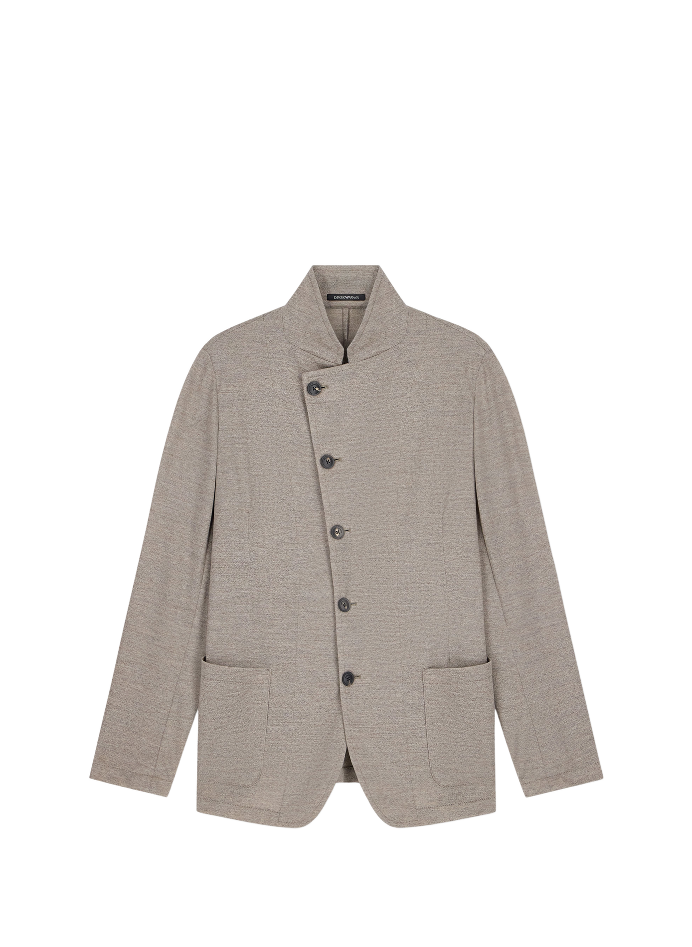 Gerader Wollmantel mit Knöpfen EMPORIO ARMANI Beige
